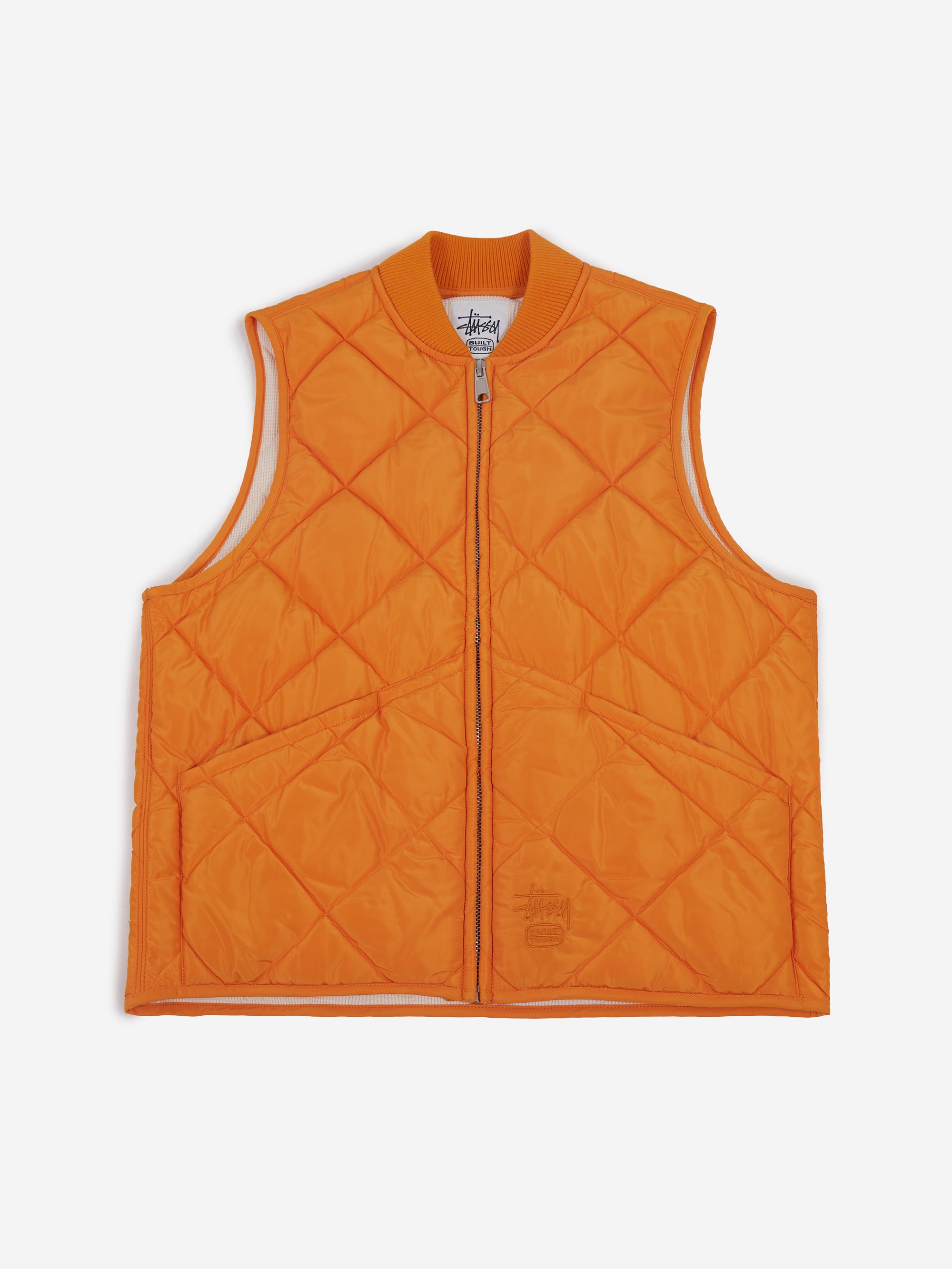 Stussy BUILT TOUGH オレンジベスト Stussy (ステューシー) ベスト 公式 | Stussy Japan
