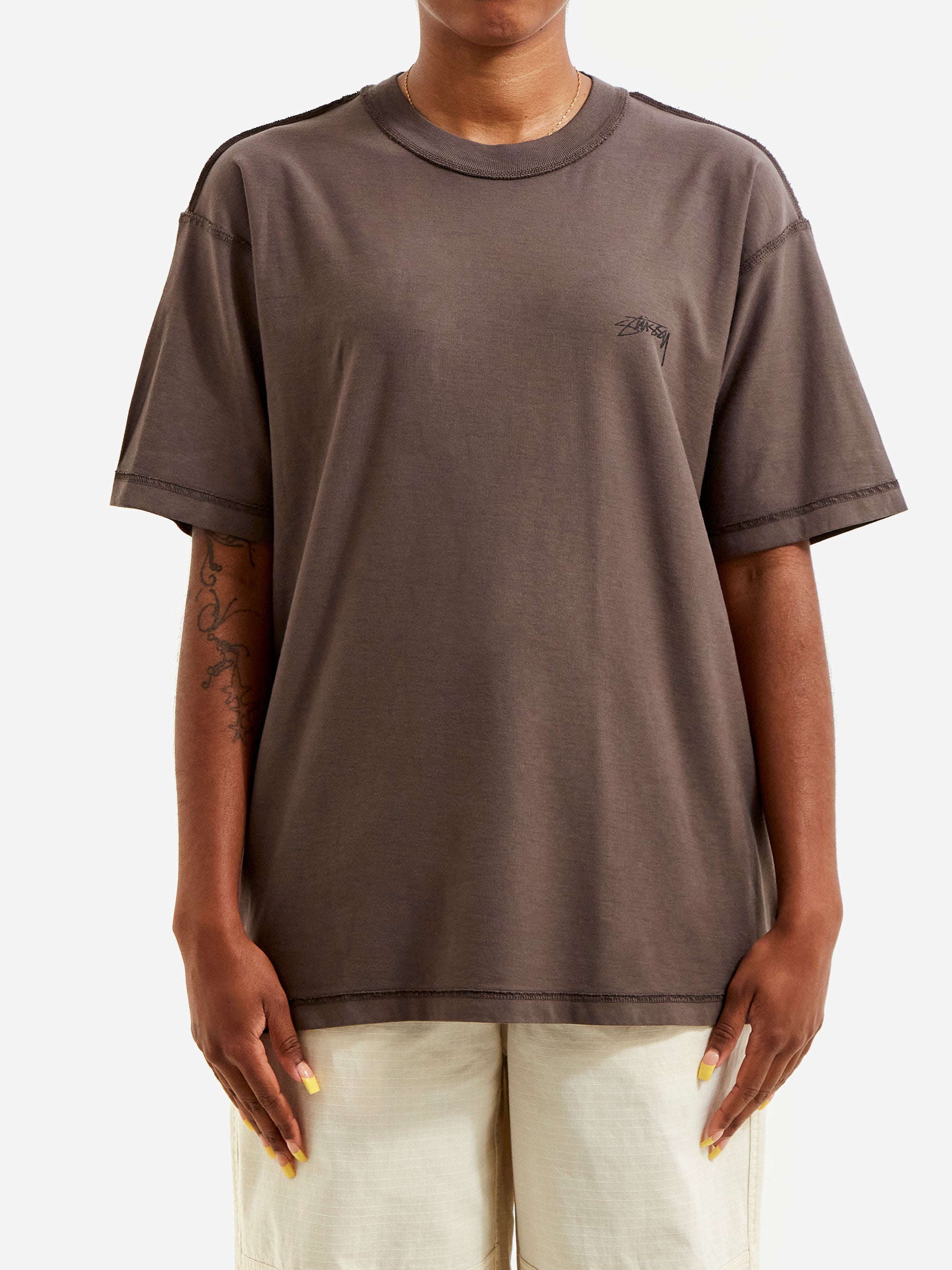 Stussy Lazy Ss Tee W - Faded Black – Goodhood