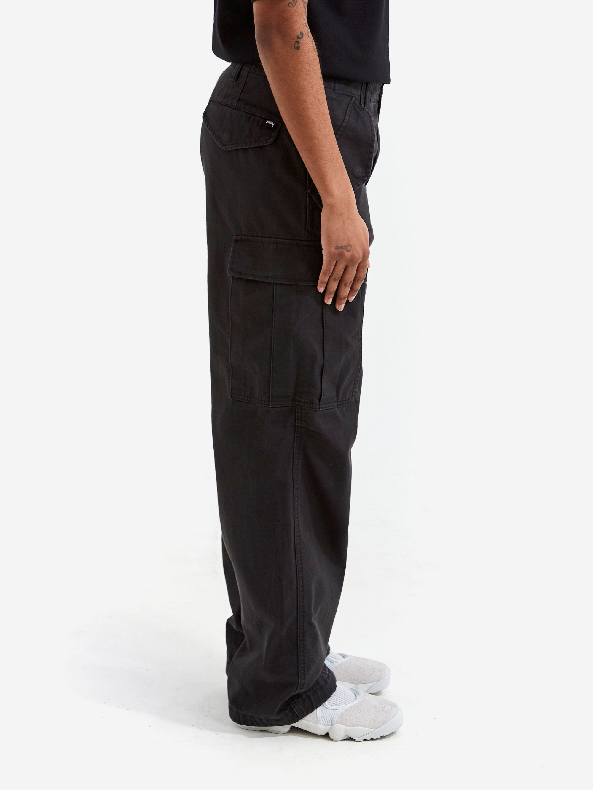 Stussy Military Cargo Pant Ripstop W - Black – Goodhood