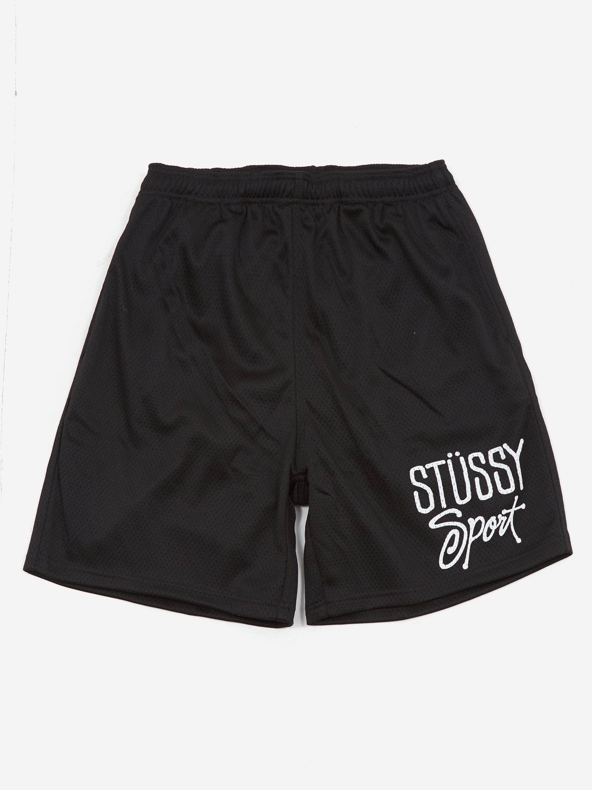 Stüssy Mesh Short Sport - Black – Goodhood