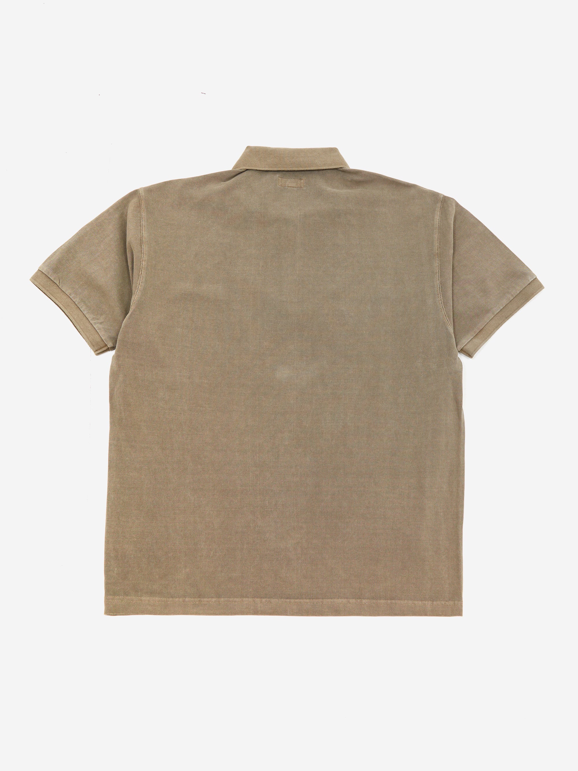 Stüssy Pig Dyed Pique Polo - Taupe – Goodhood