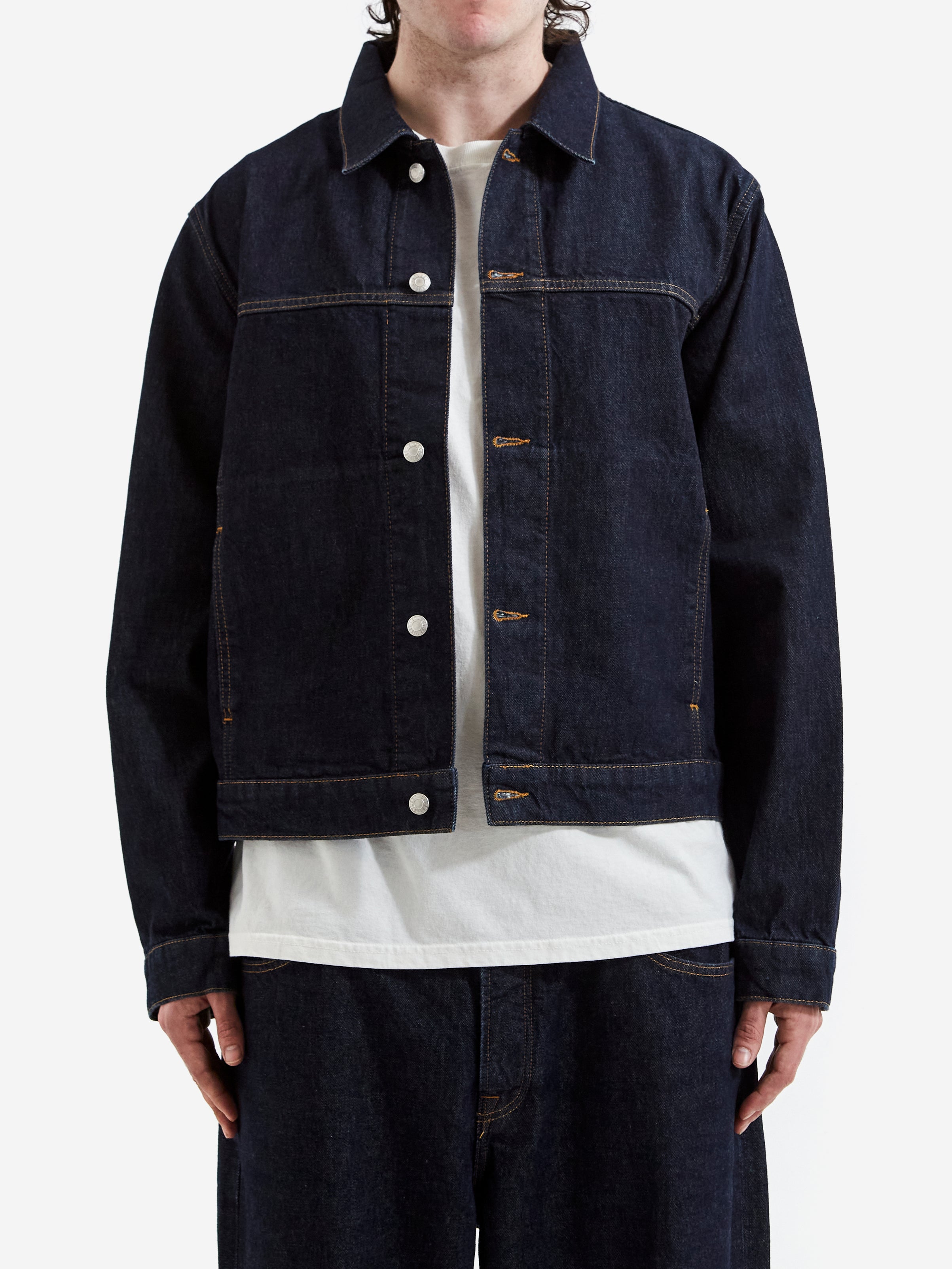 Stussy Trucker Denim - Rinsed Indigo – Goodhood