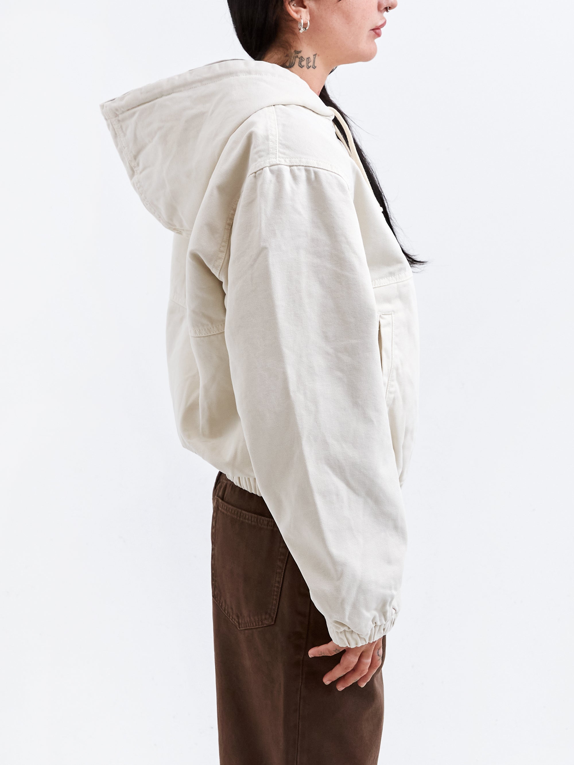 Stüssy Work Jacket Insulated Canvas - Bone – Goodhood