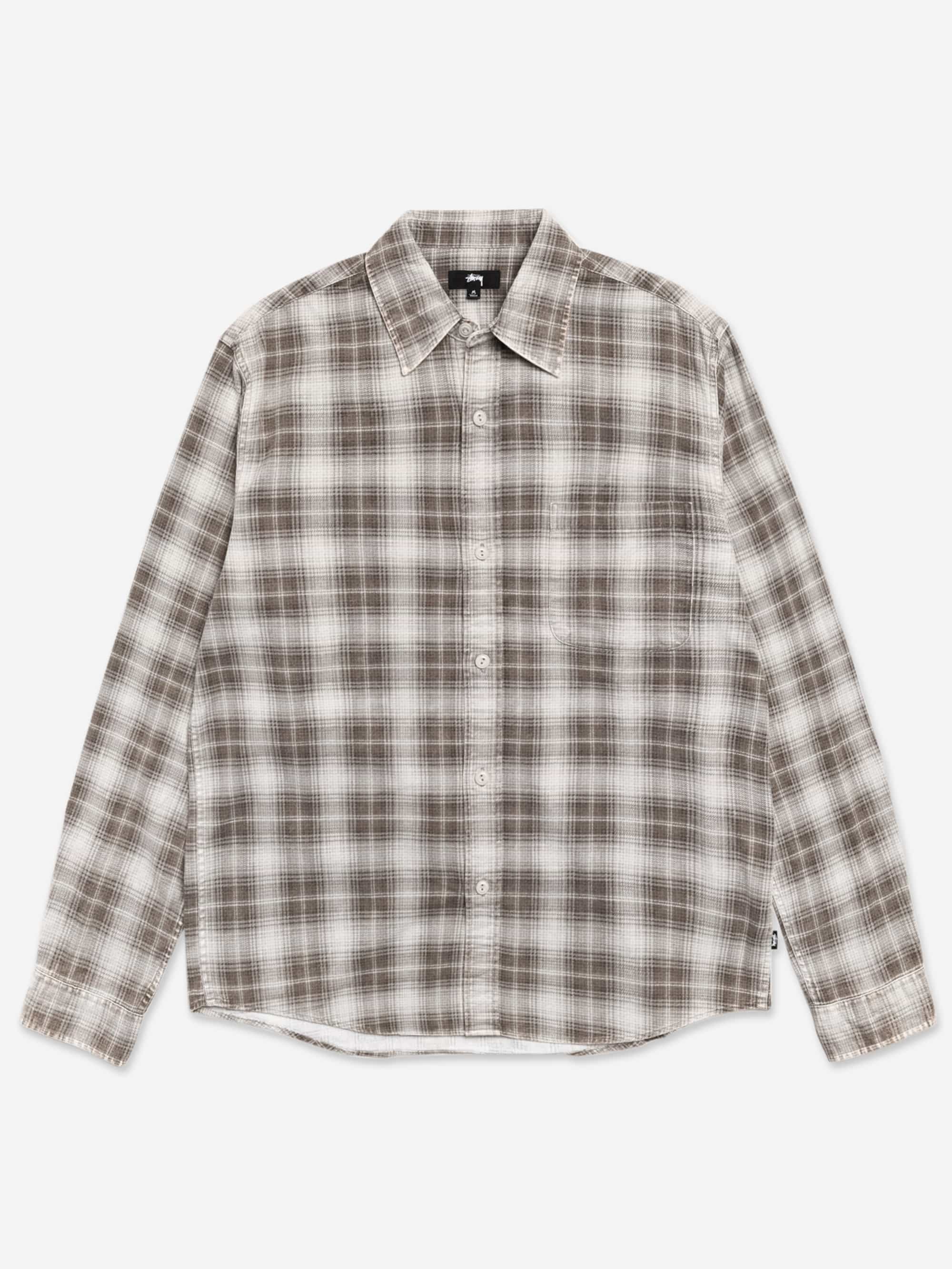 Stussy Dax Plaid Shirt - Grey – Goodhood