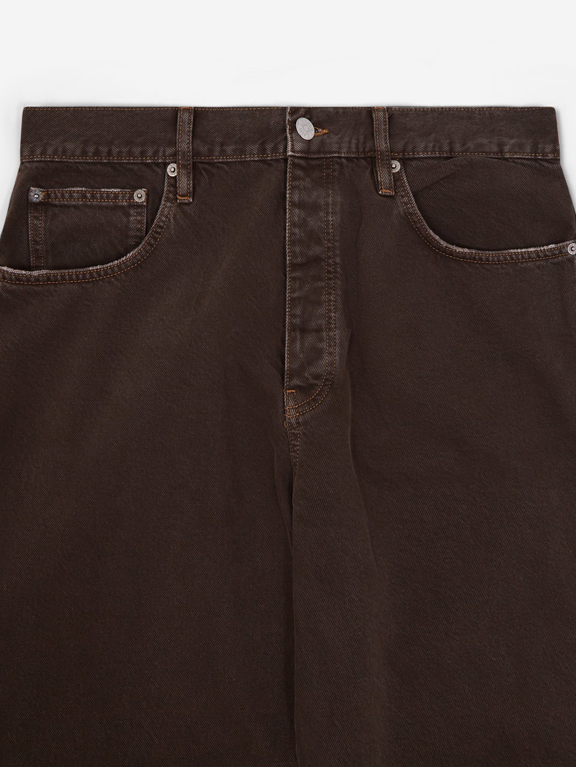 sunflower wide twist denim brown 30×32
