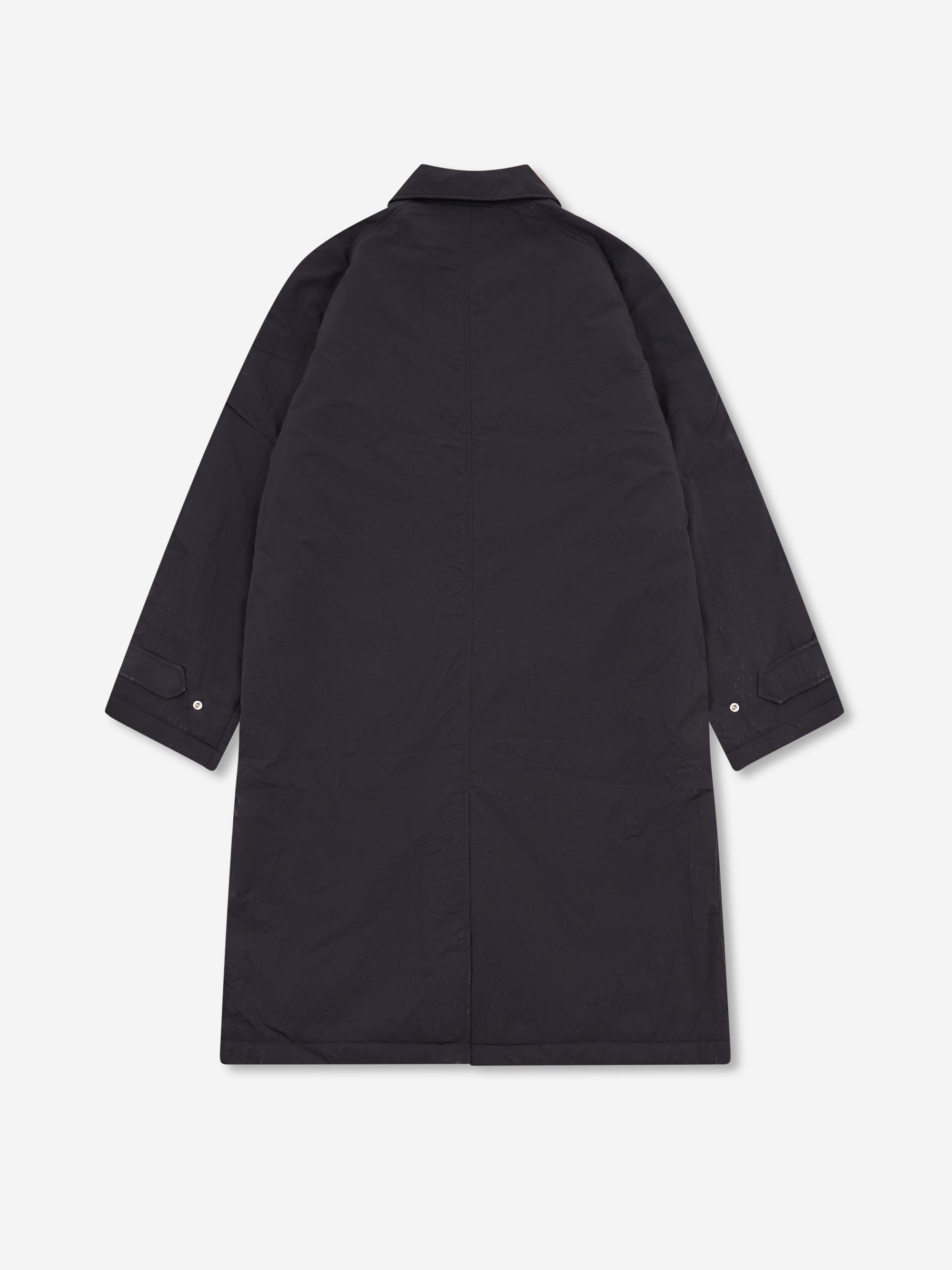 Sunflower Relaxed Nylon Coat - Black – Goodhood