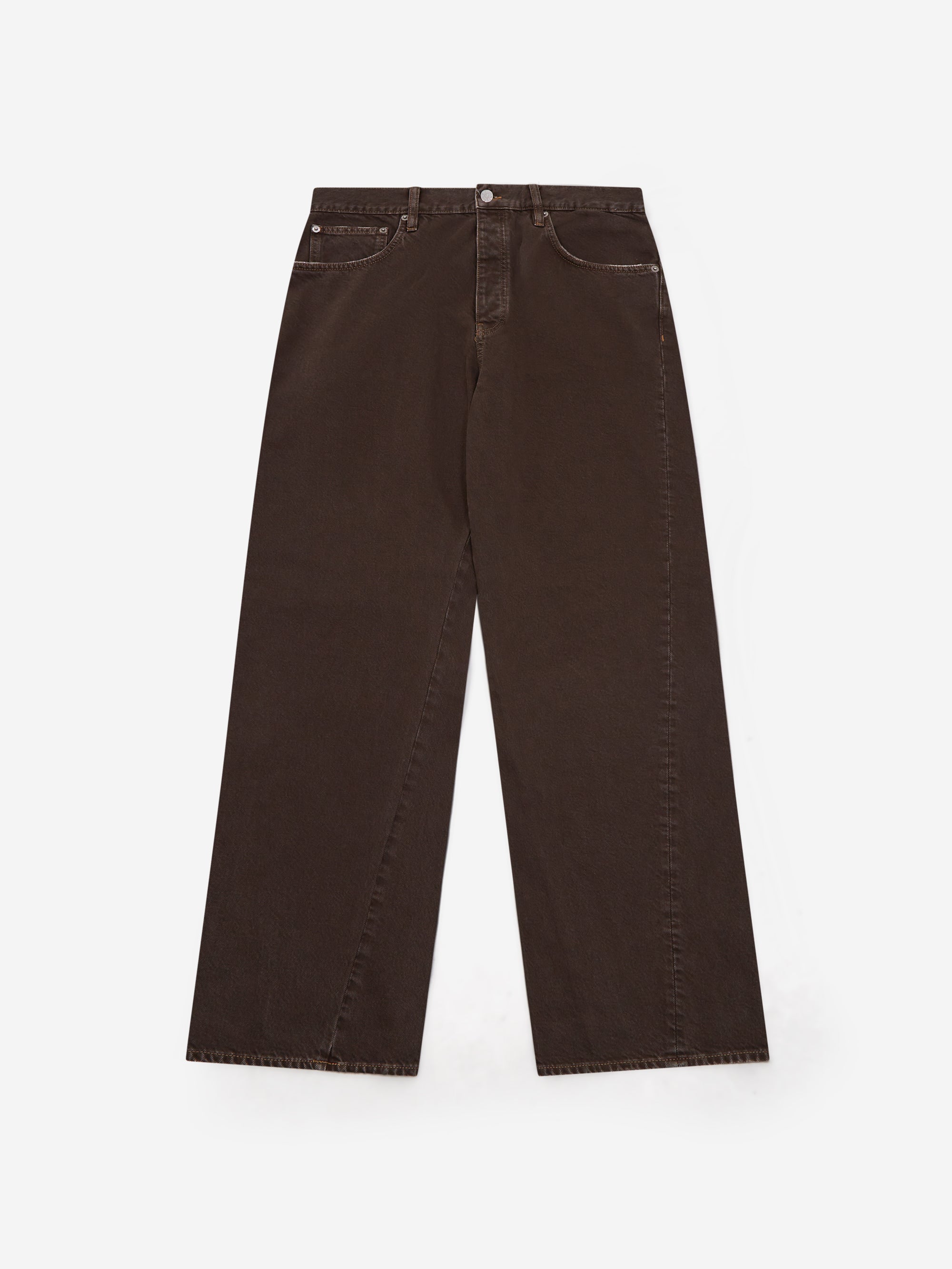 Sunflower Wide Twist Denim Pant - Vintage Brown – Goodhood