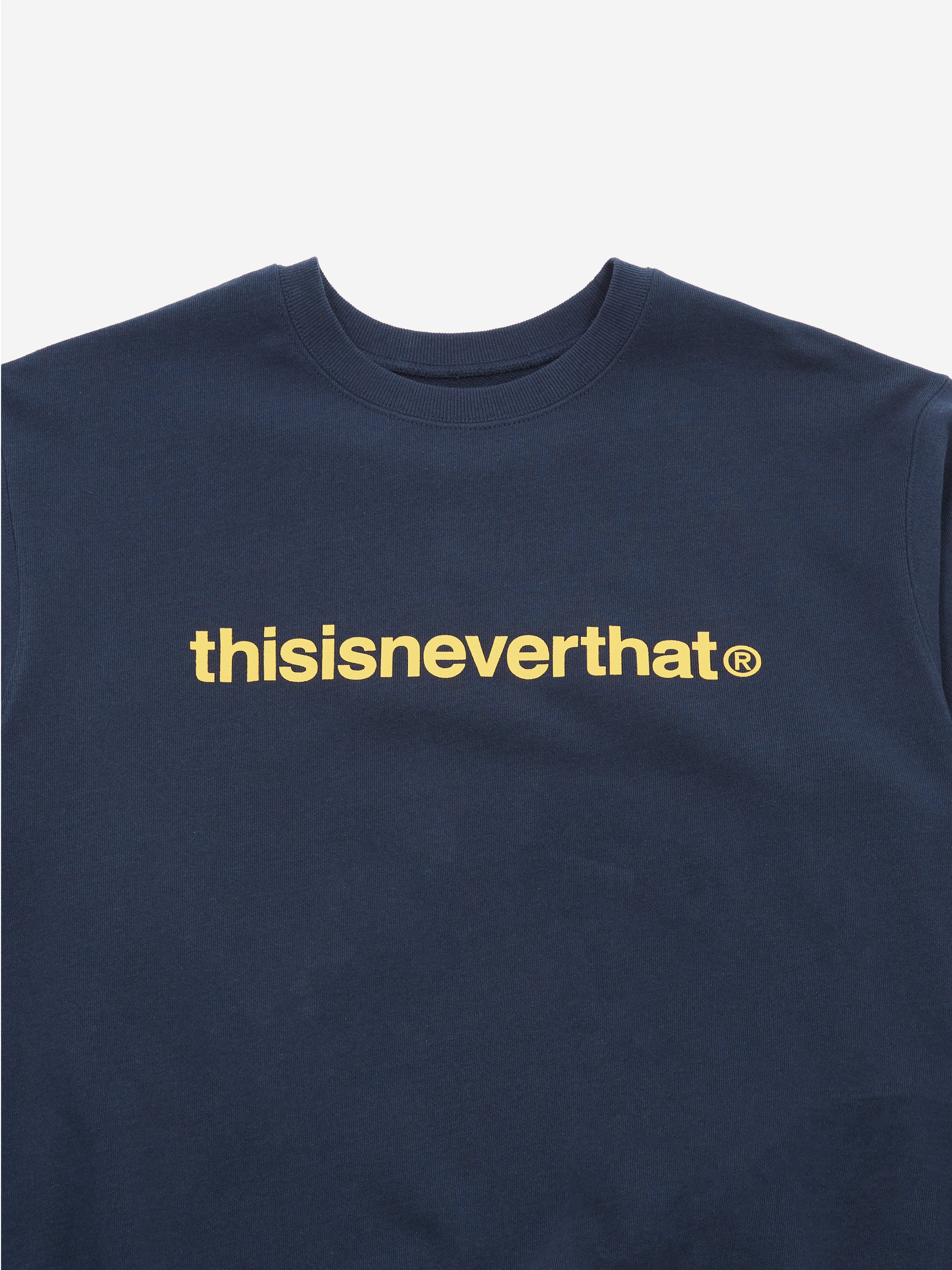 thisisneverthat T-Logo LT Crewneck - Navy – Goodhood