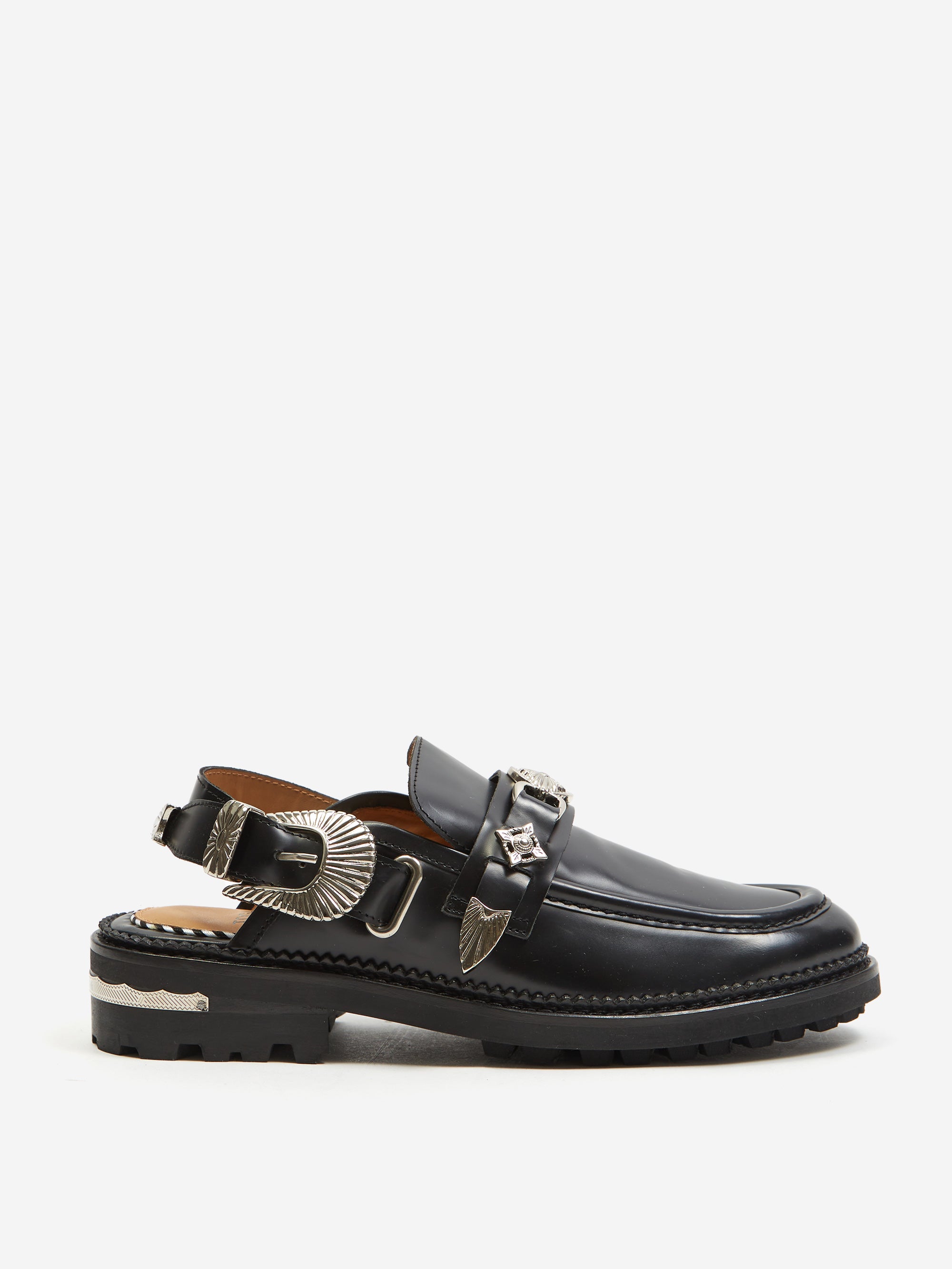 Toga Pulla Buckled Loafer - Black – Goodhood