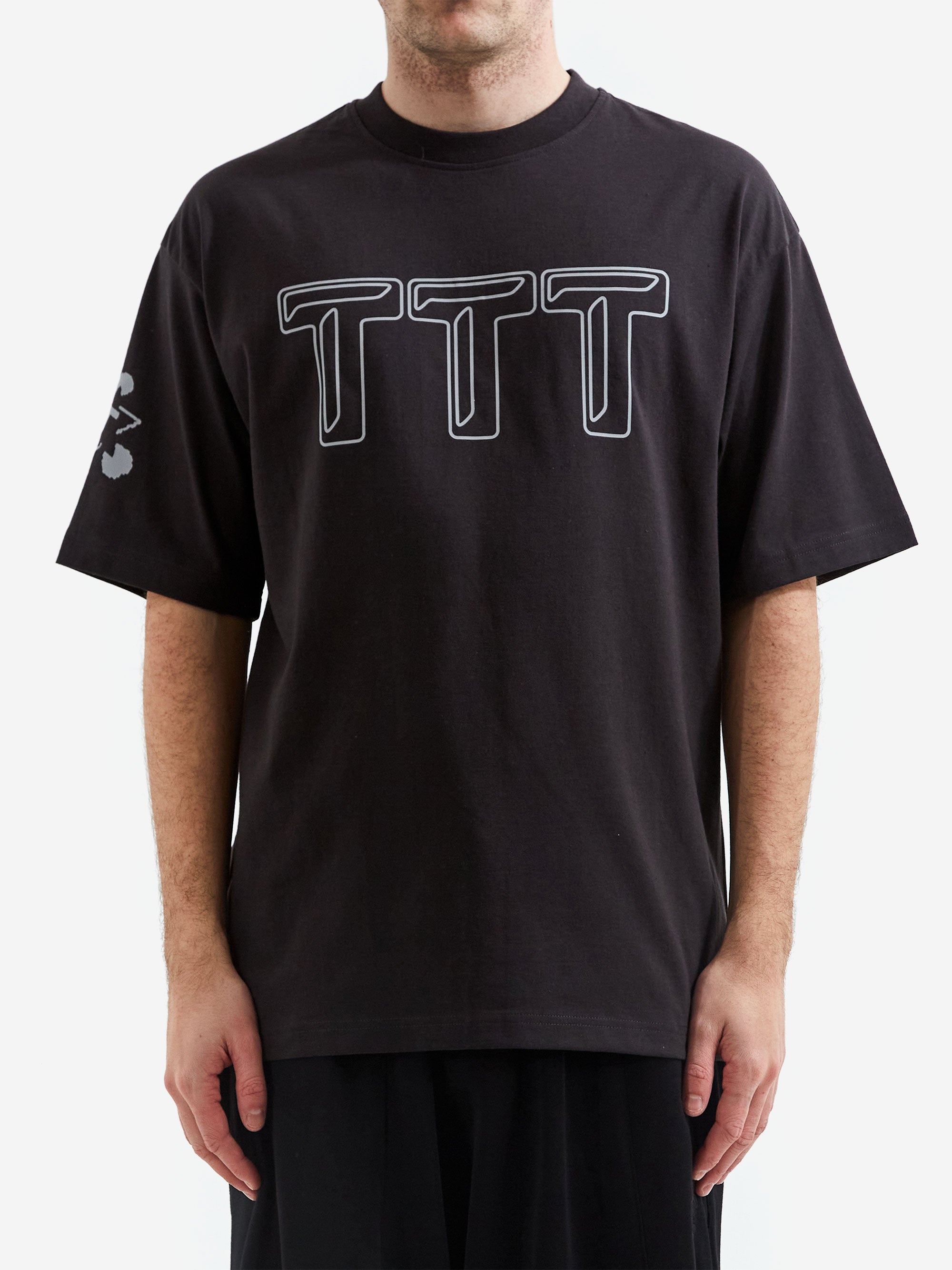 The Trilogy Tapes TTT Logo T-Shirt Black – Goodhood