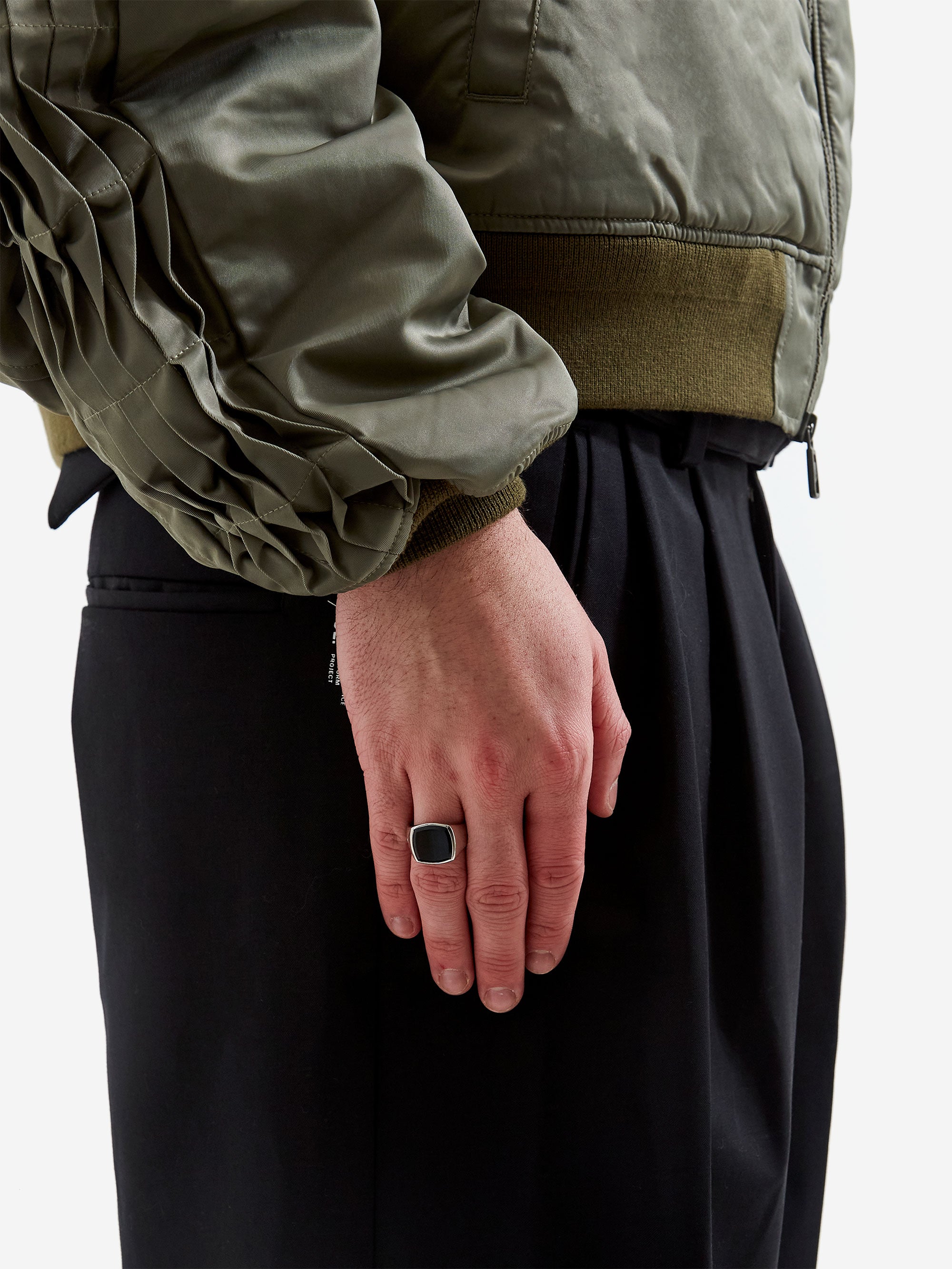 Tom Wood Cushion Blue Hawk Eye Ring - Sterling Silver – Goodhood