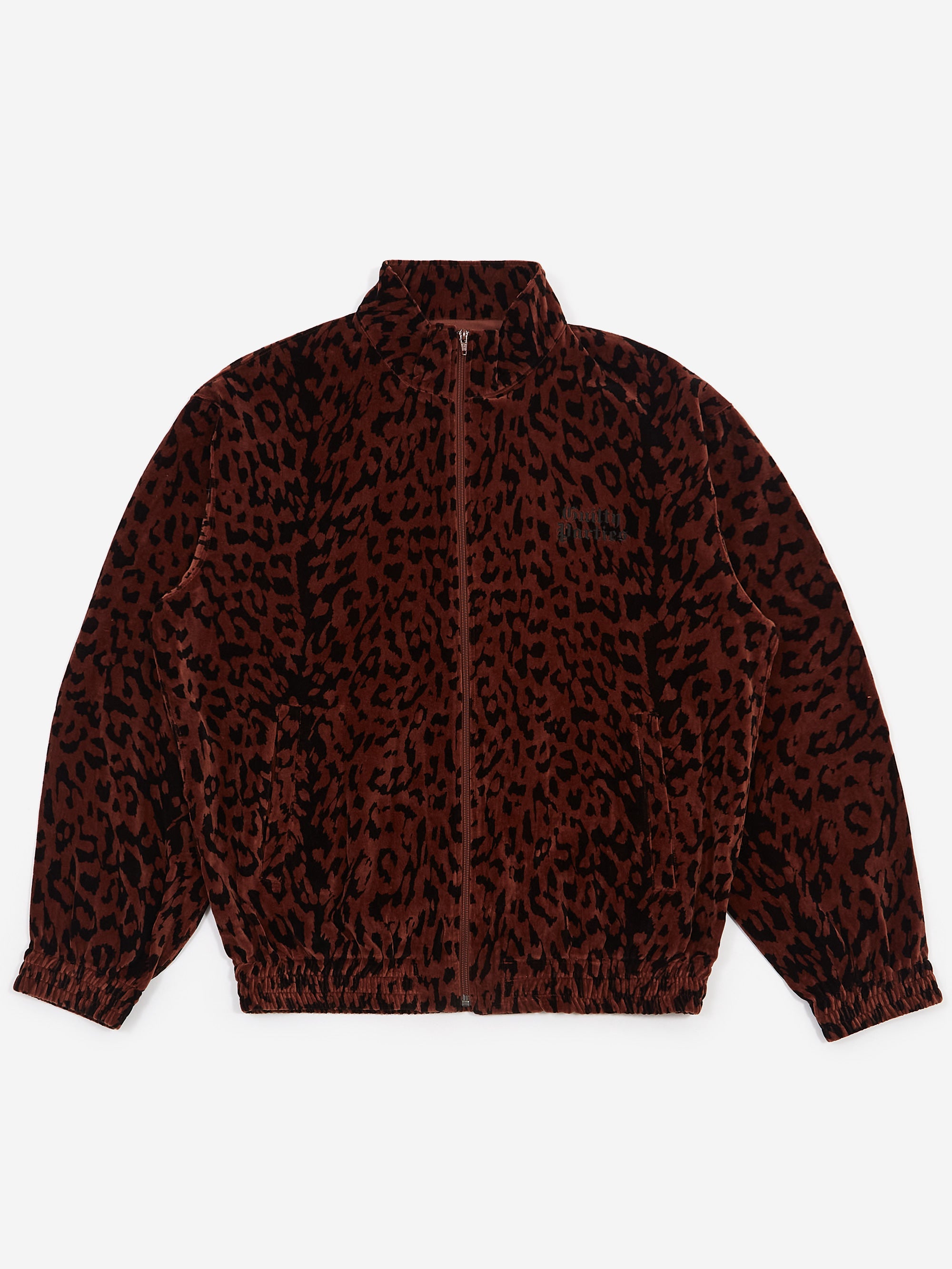 Wacko Maria Leopard Velvet Jacket - Brown