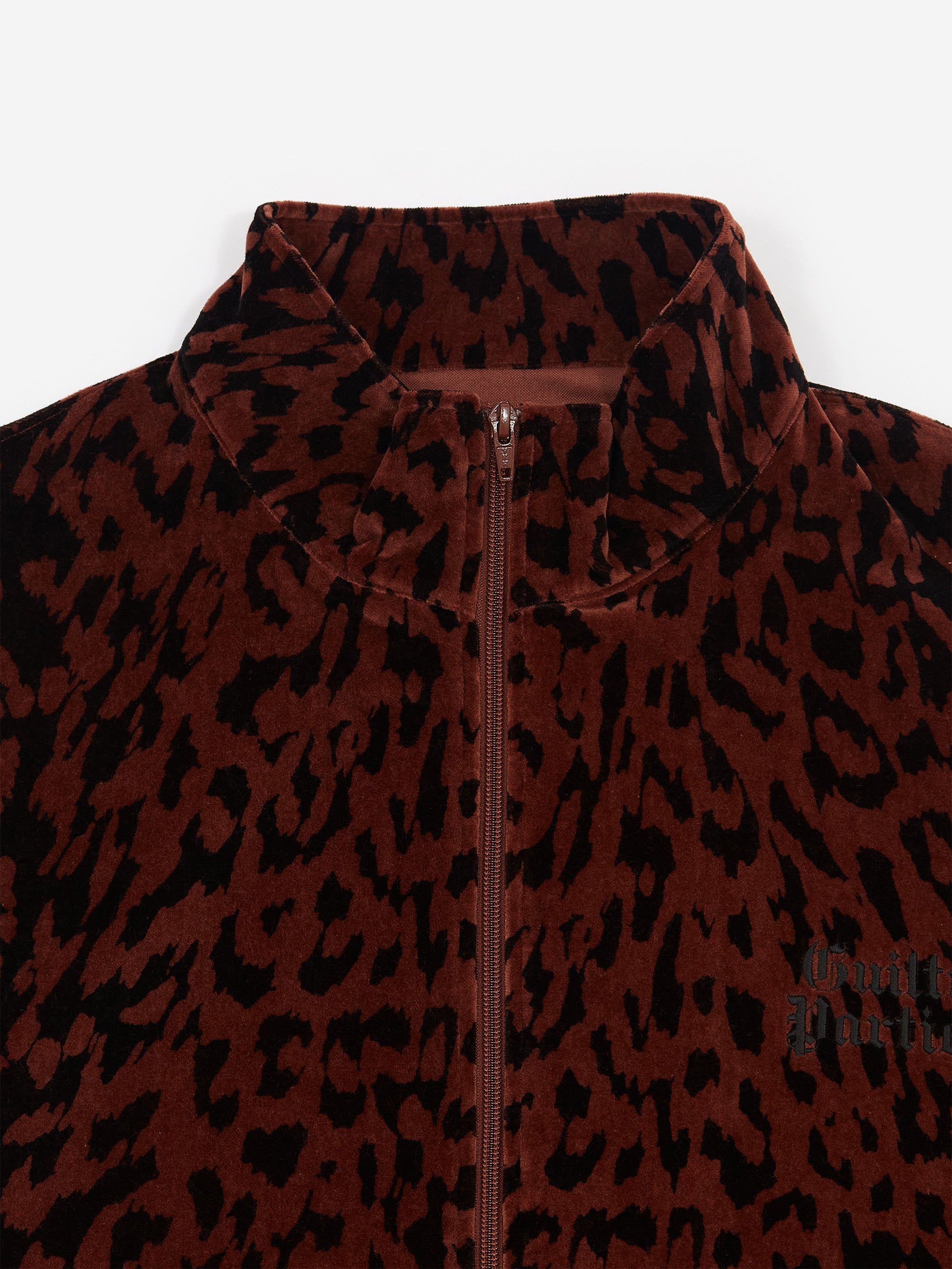 Wacko Maria Leopard Velvet Jacket - Brown