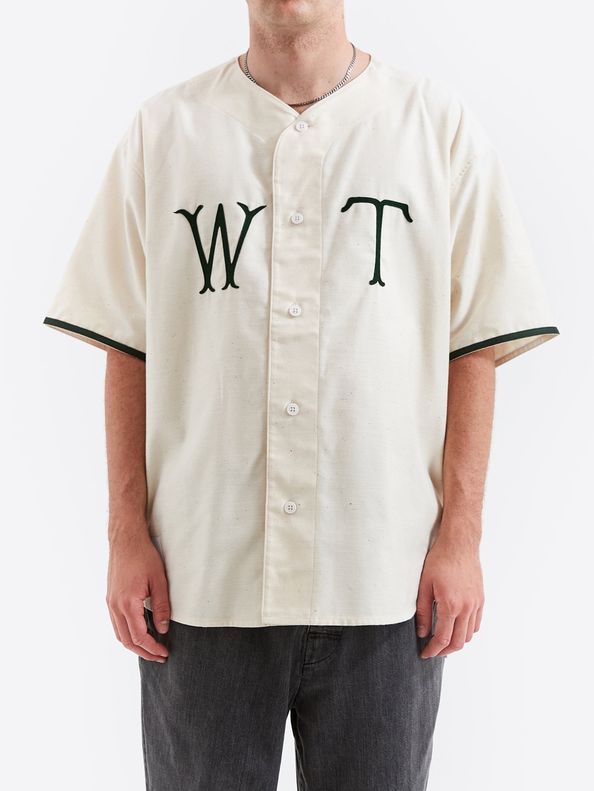 WTAPS 13 Jersey Shirt - White – Goodhood