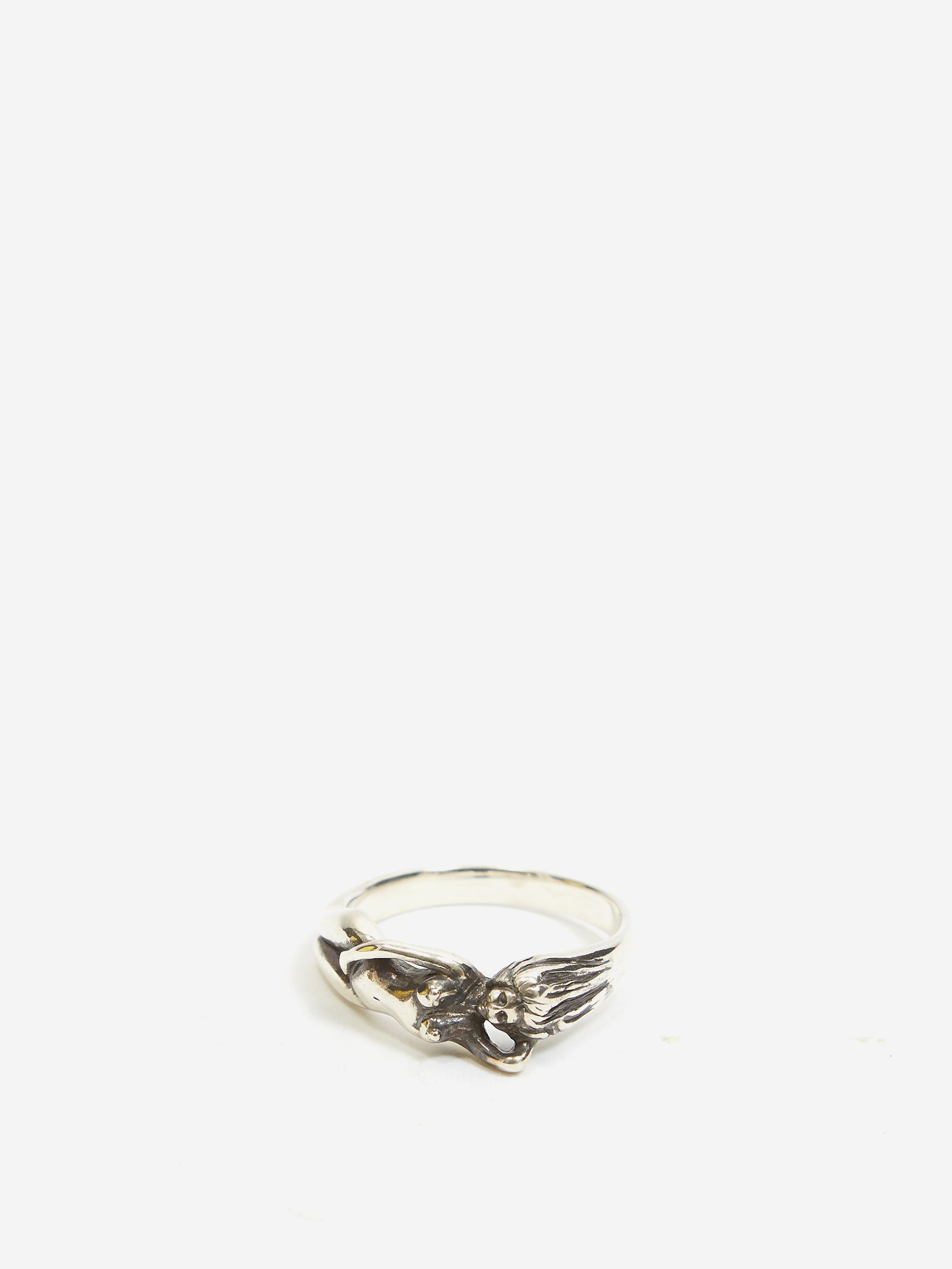 WACKO MARIA Nude Ring Silver Diamond 9号 !超美品再入荷品質至上