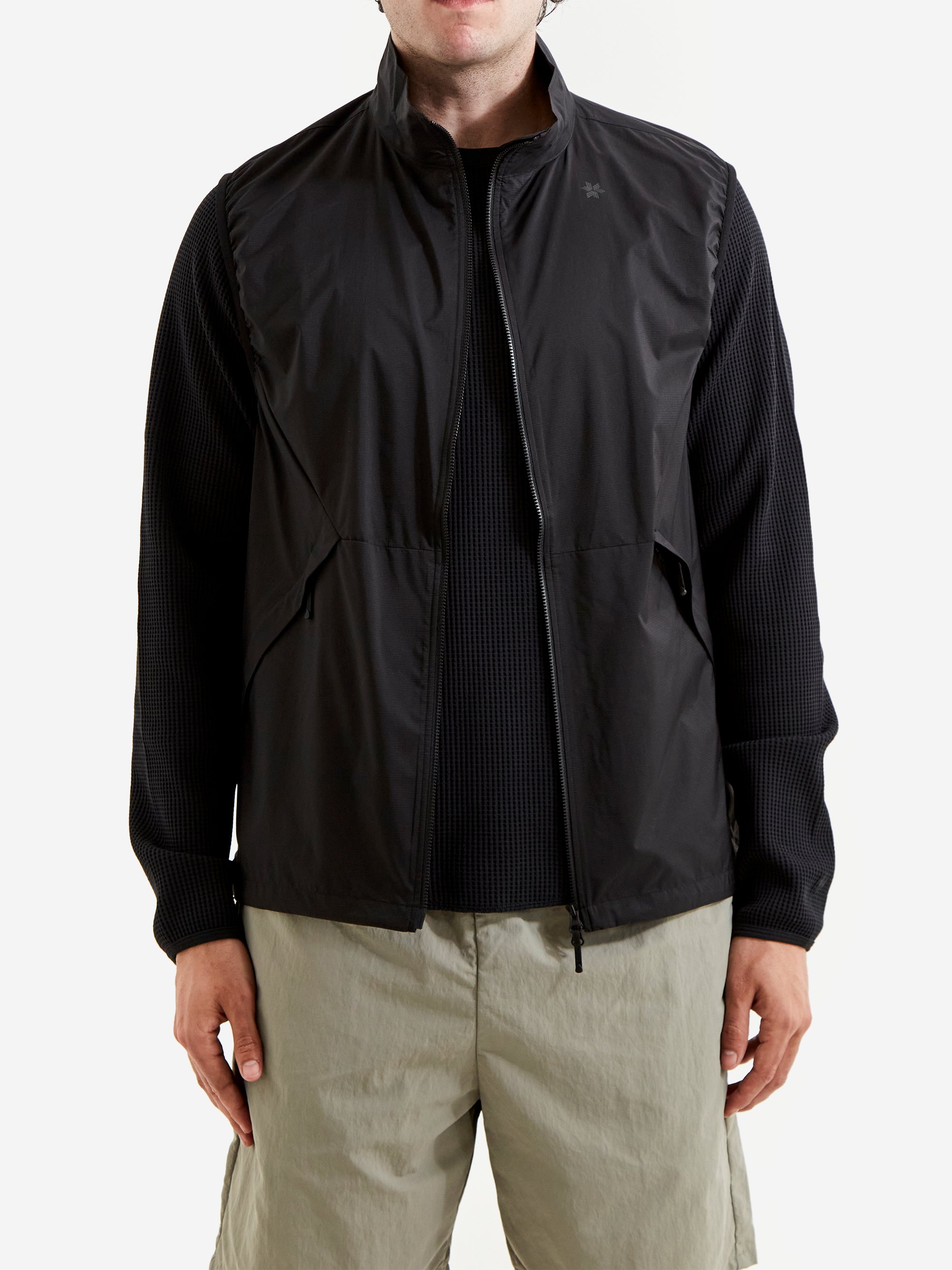Goldwin Pertex Equilibrium Wind Vest - Black – Goodhood