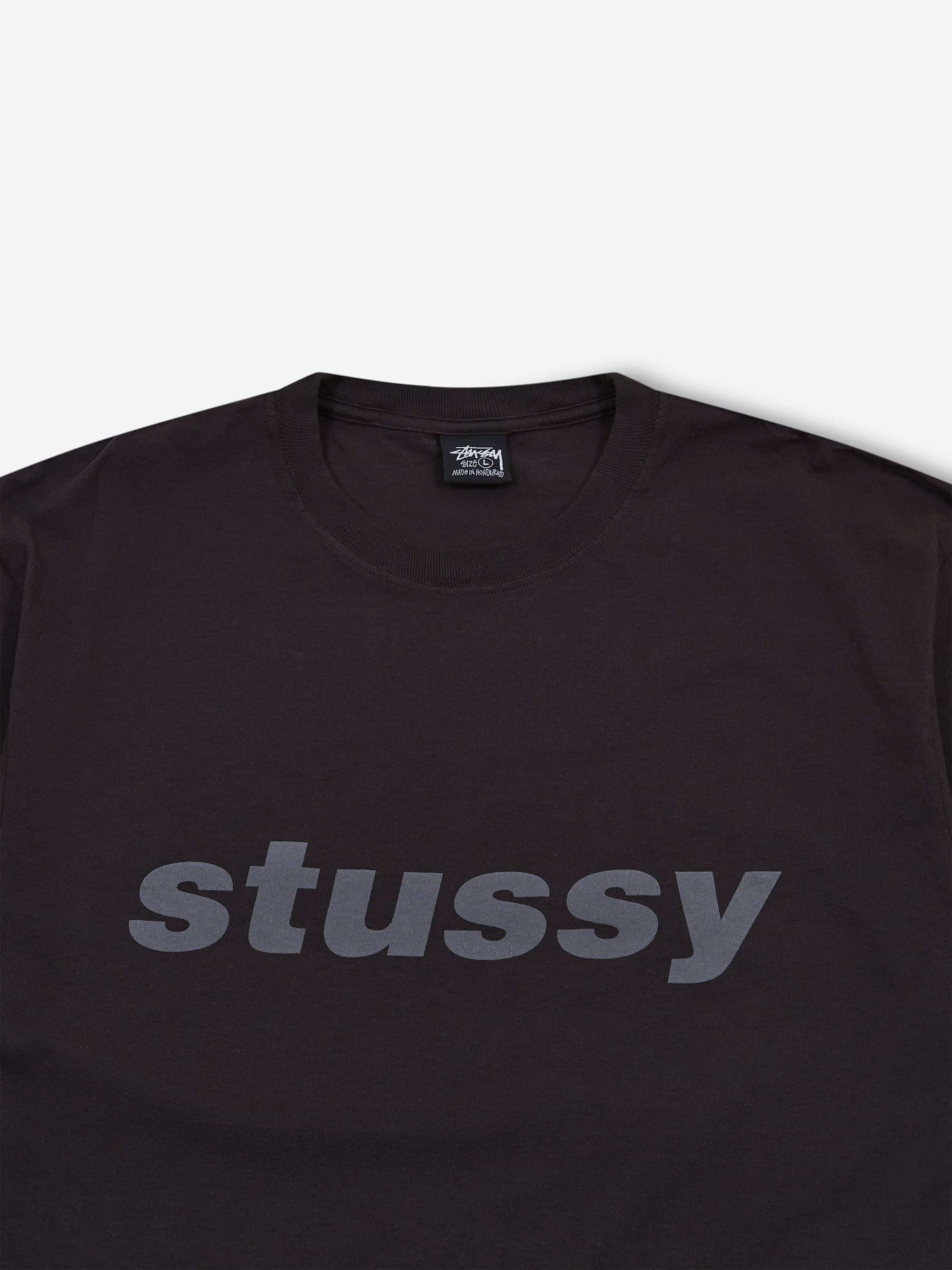 Stussy Shark Pig. Dyed Tee - Faded Black – Goodhood