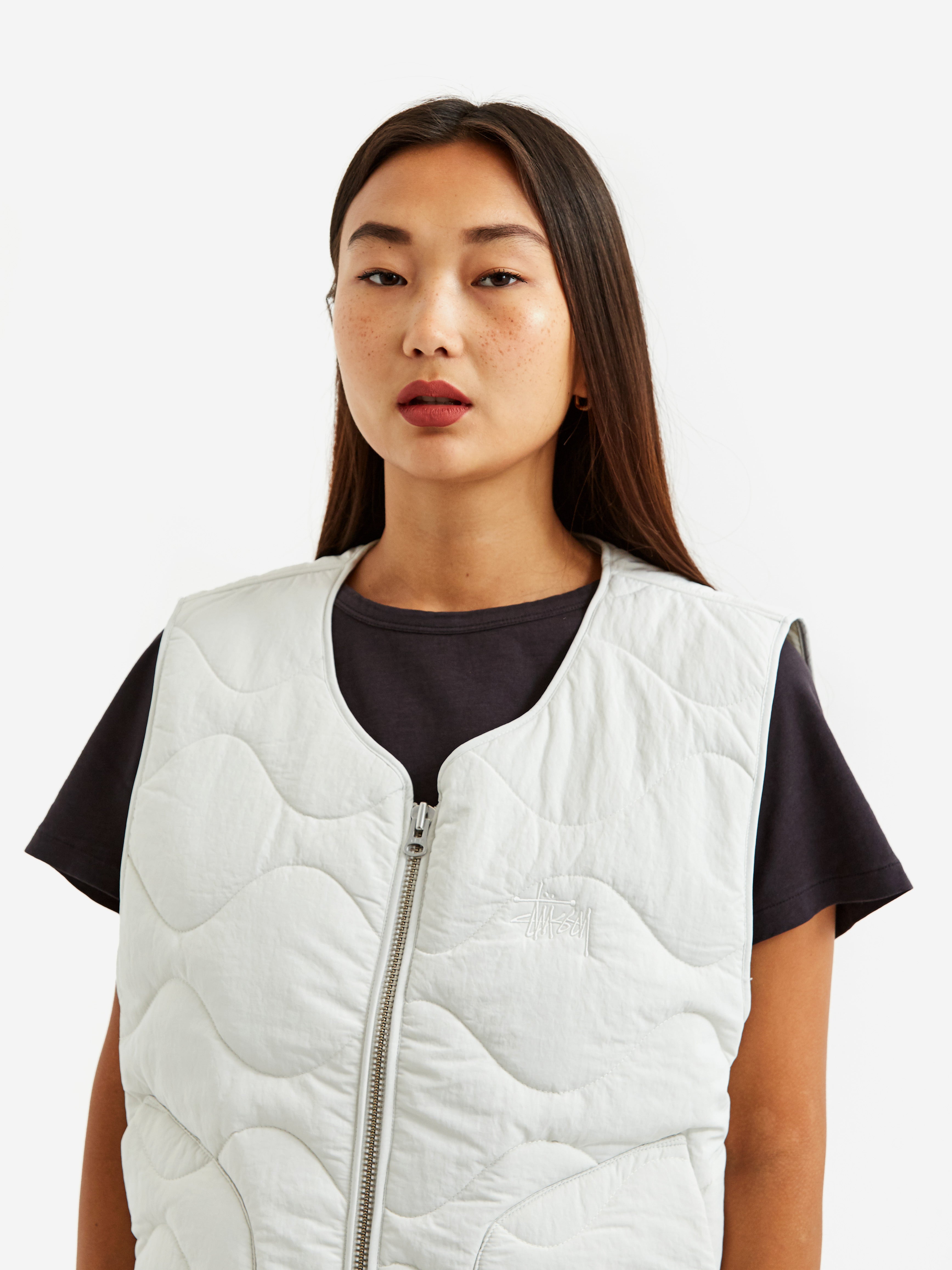 Stussy Recycled Nylon Liner Vest W - Bone – Goodhood