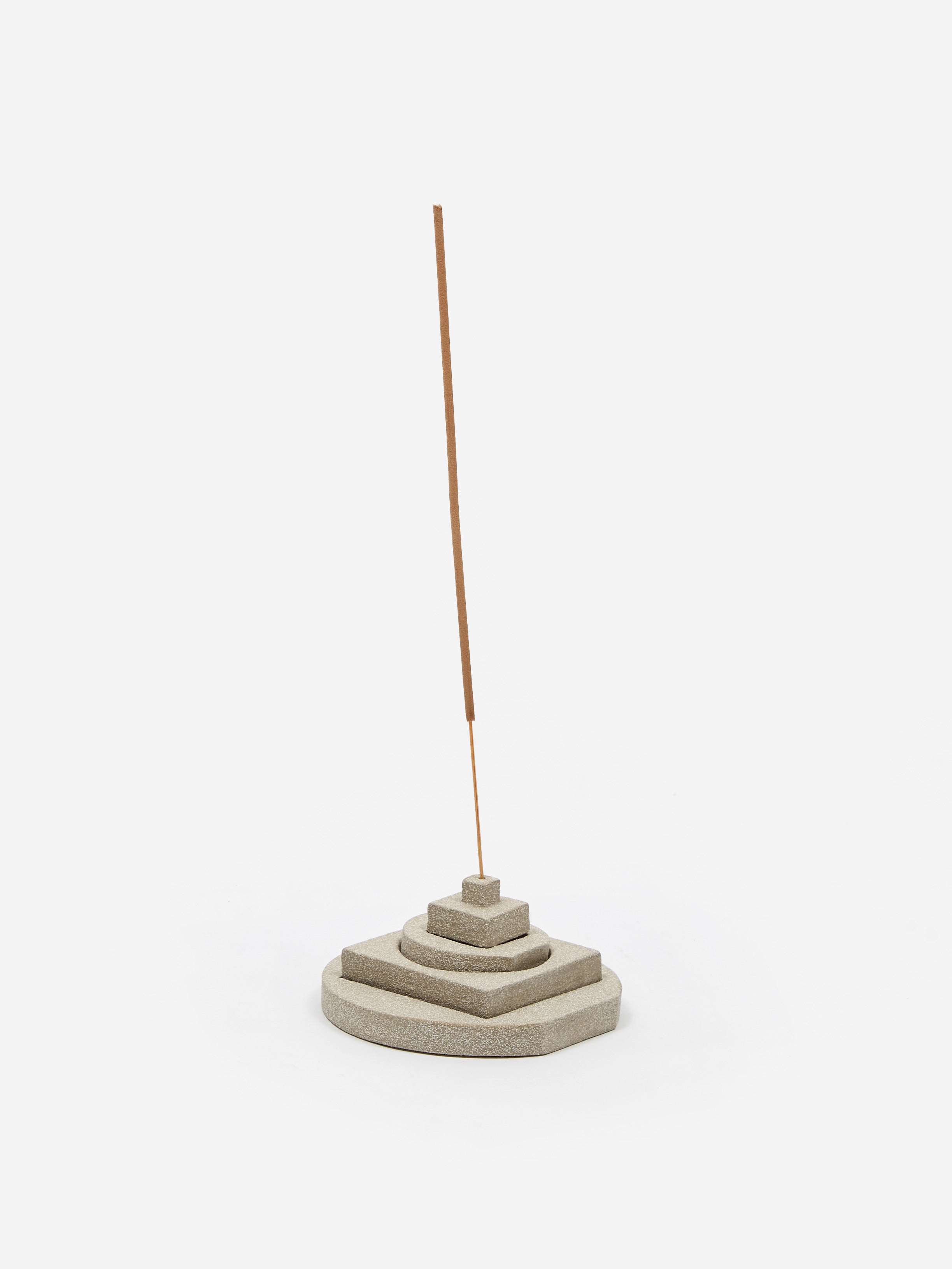 Brutes Ceramics x Goodhood Handmade Vase & Incense Stack Pale Grey