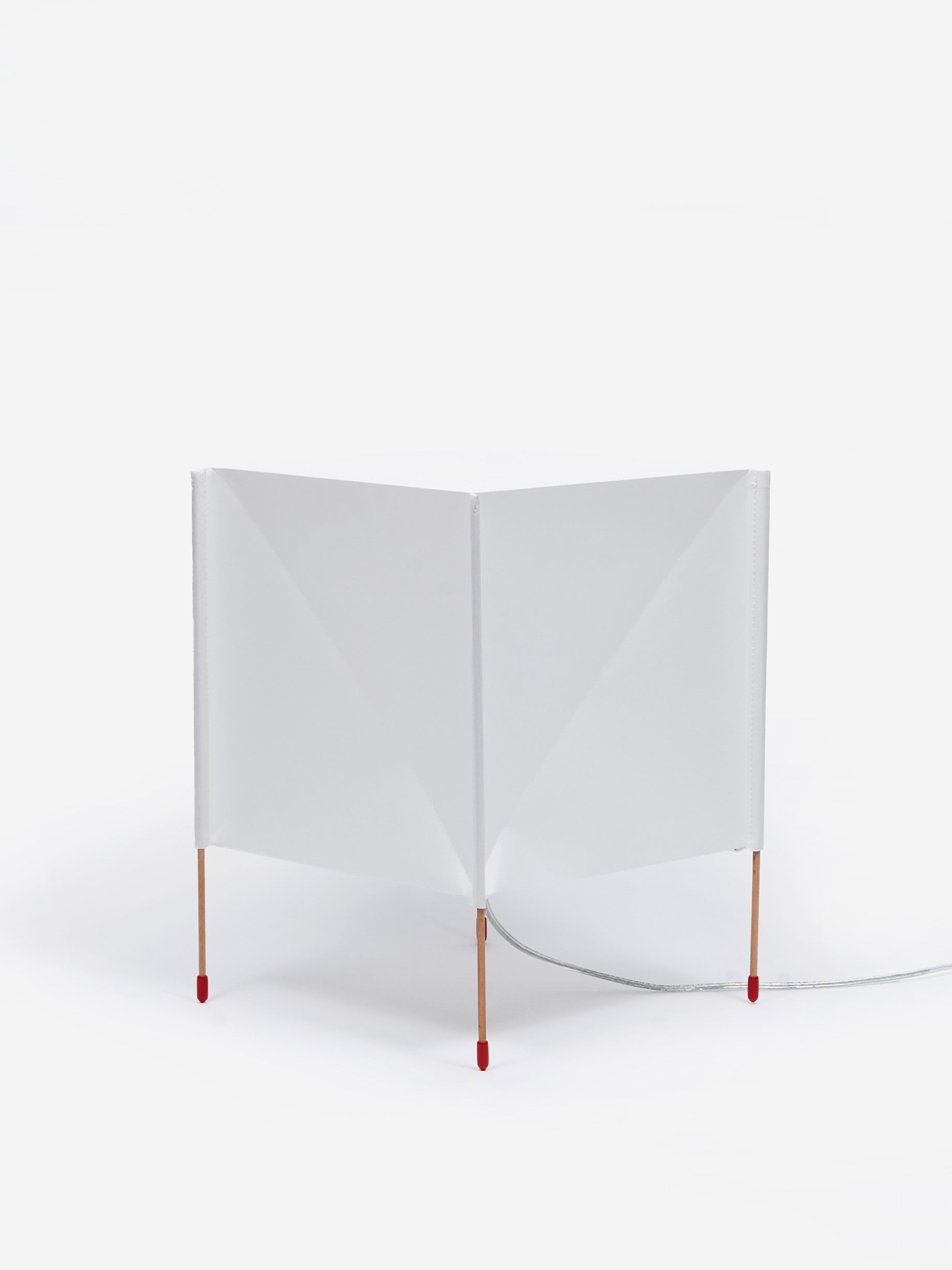 Lampadaire blanc en caoutchouc Paper Cube - HAY
