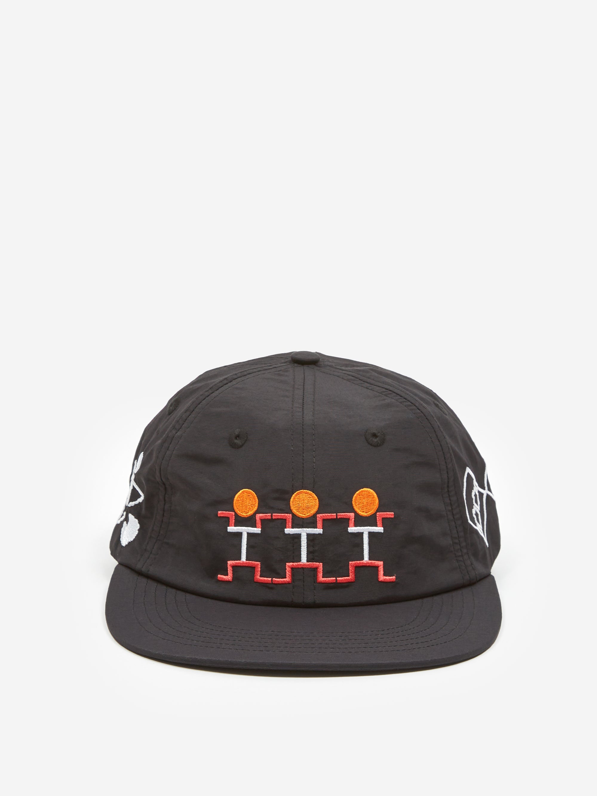 The Trilogy Tapes TTT Multi Logo Baseball Cap - Black – Goodhood