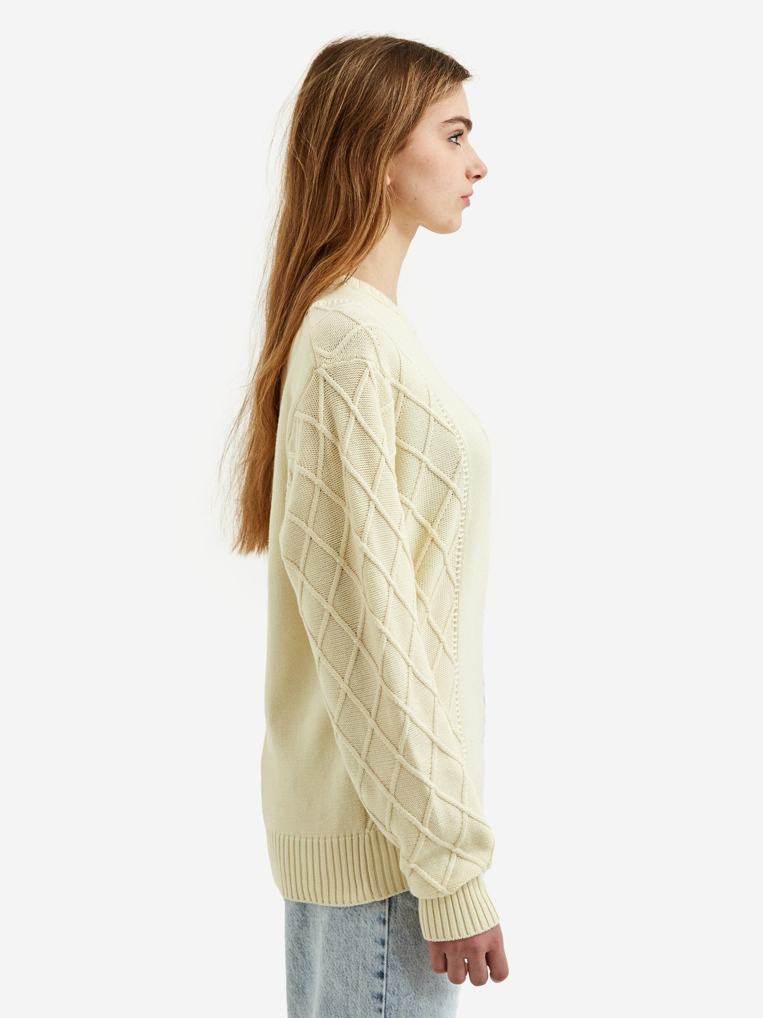 Stussy Patchwork Sweater - Natural