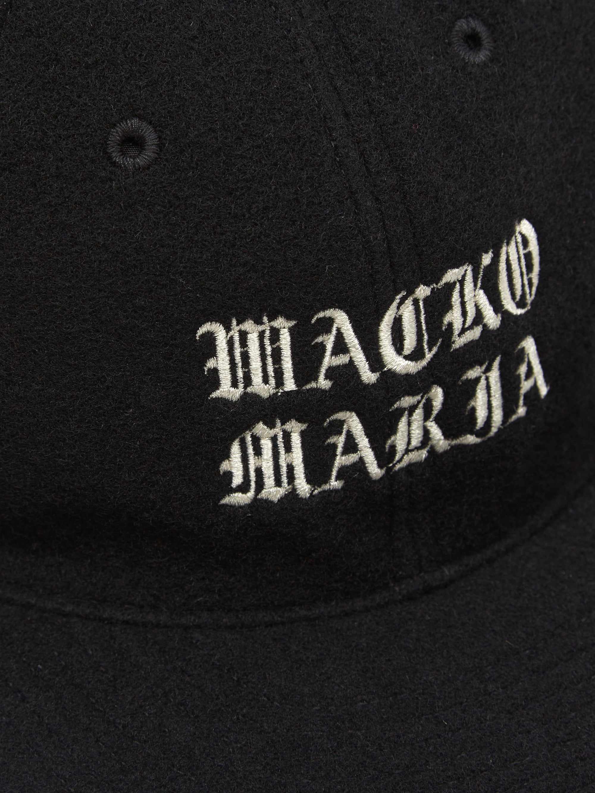 Wacko Maria Wool 6 Panel Cap - Black – Goodhood