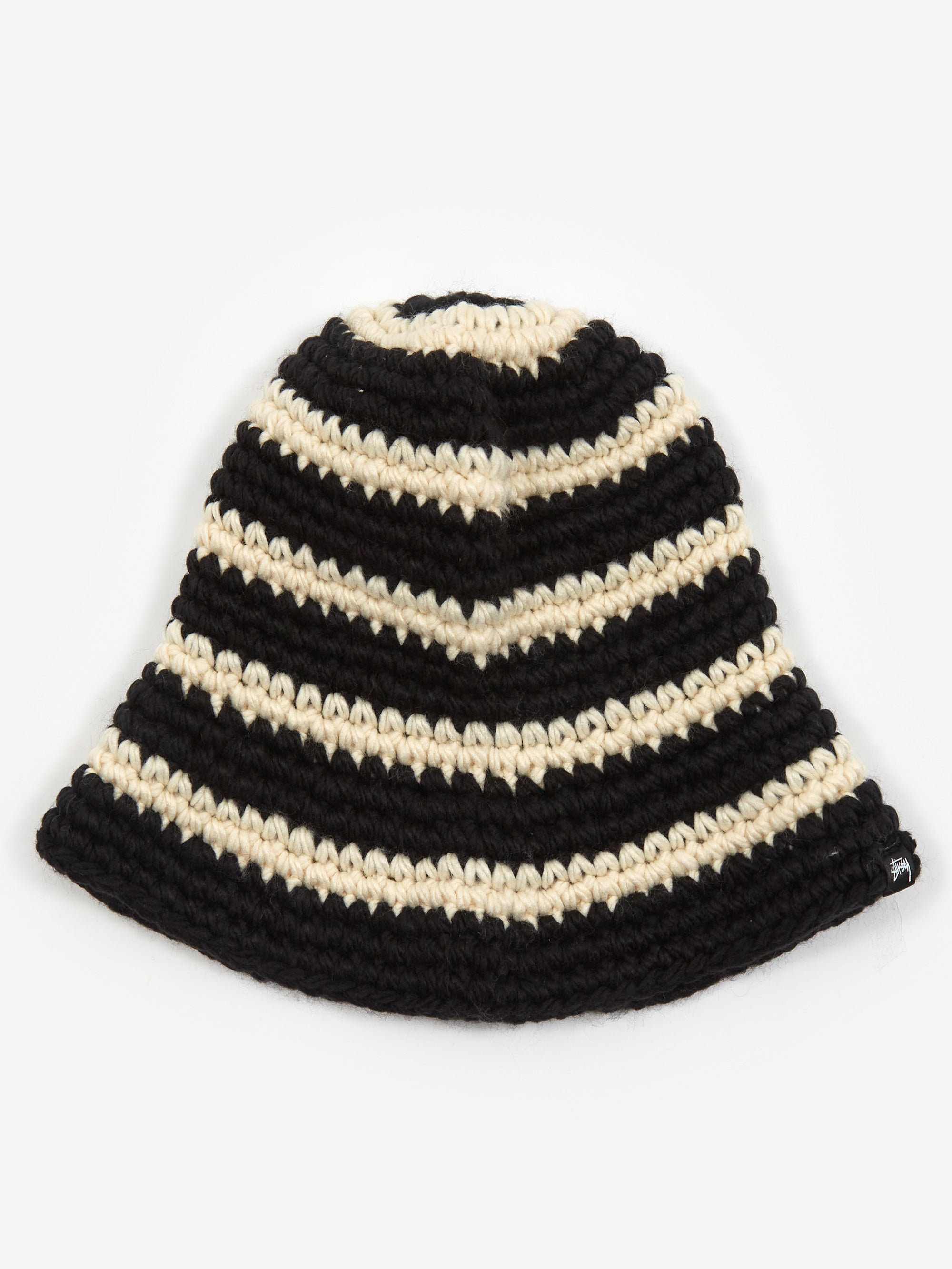 Stussy Swirl Knit Bucket Hat W - Black – Goodhood