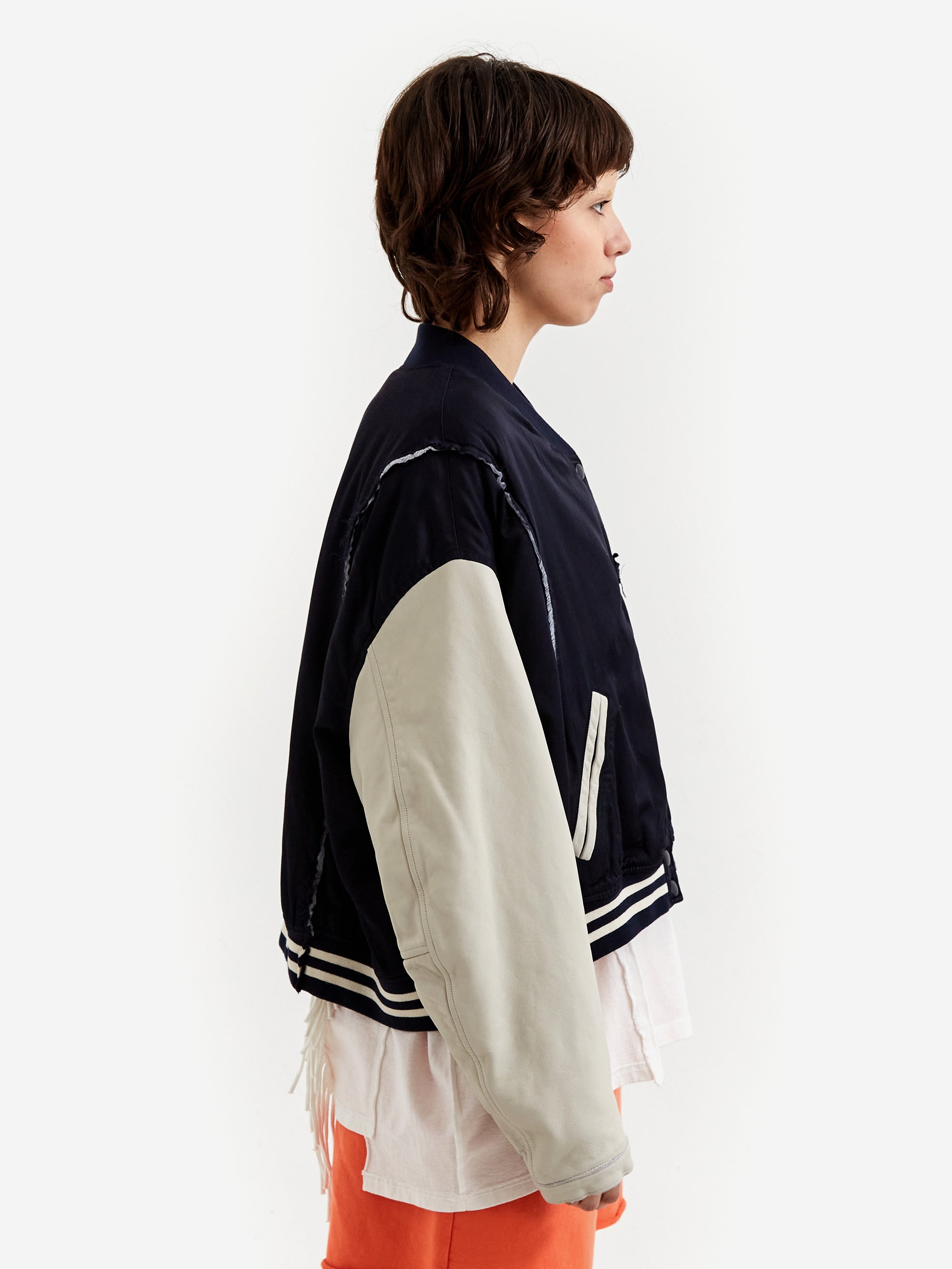 Stand Alone Satin Stadium Jumper - Navy – Goodhood