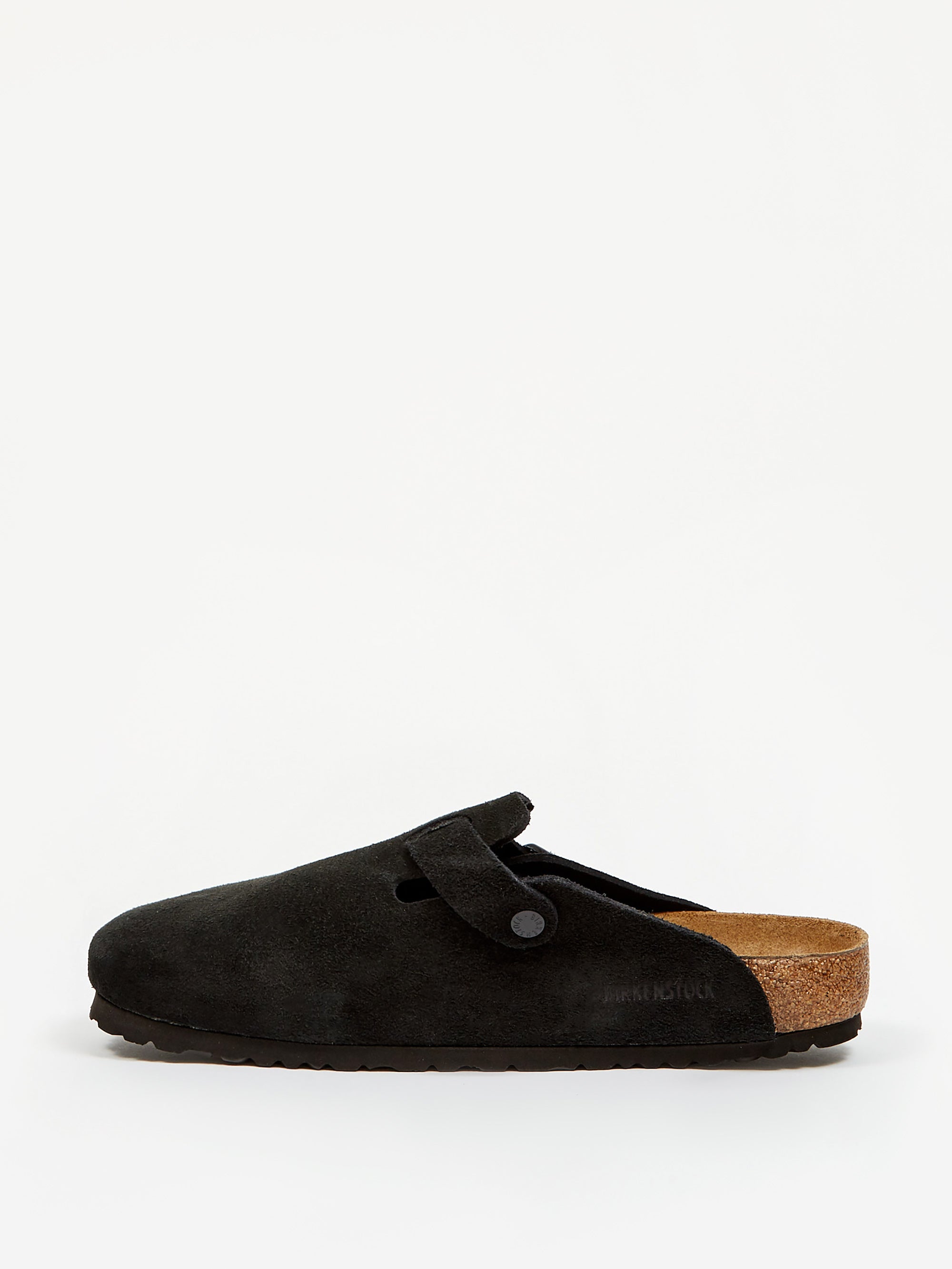 Birkenstock Boston Suede Black Goodhood - Main Image