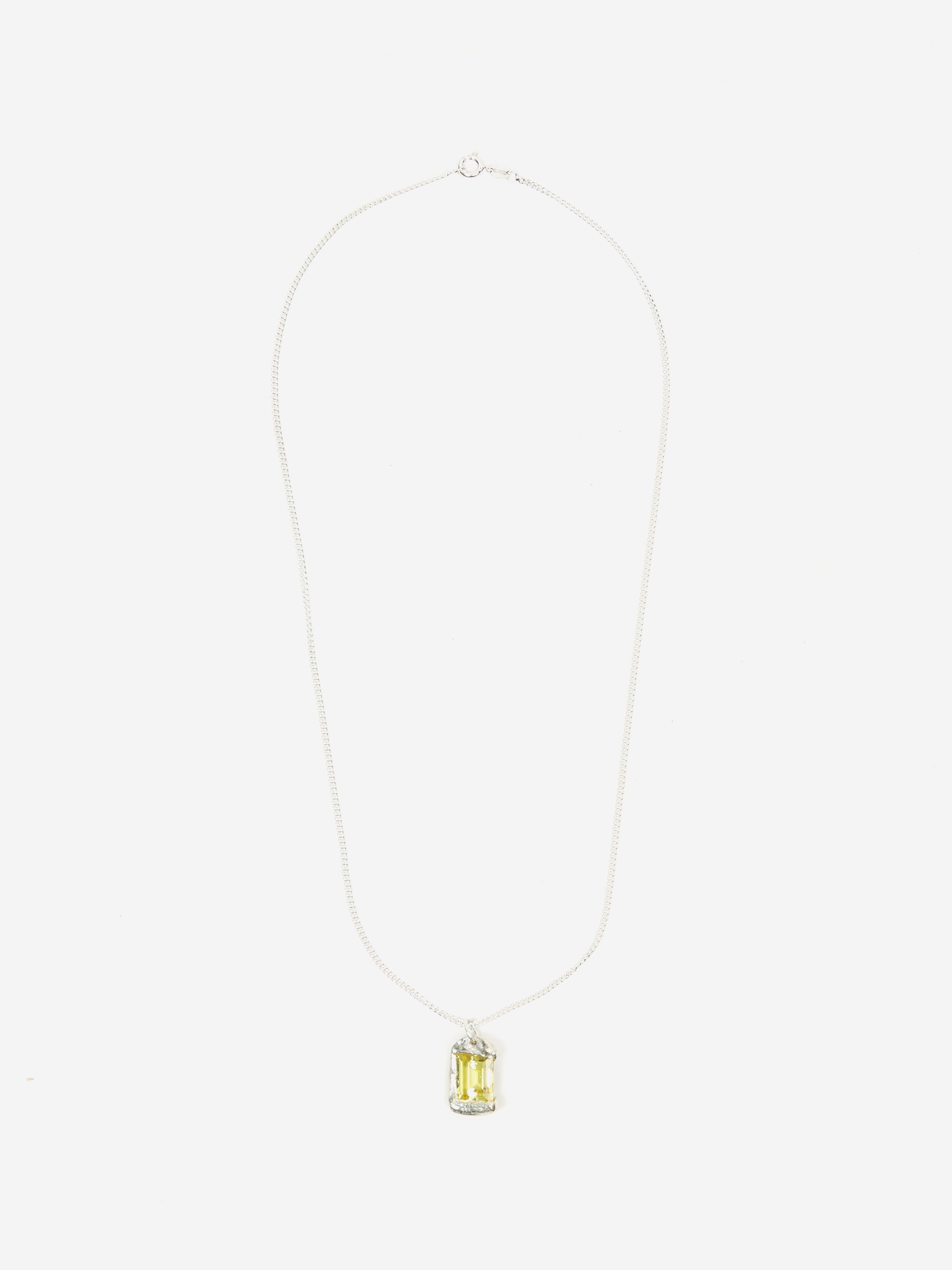 Bleue Burnham Rose Pendant - Silver/Yellow – Goodhood