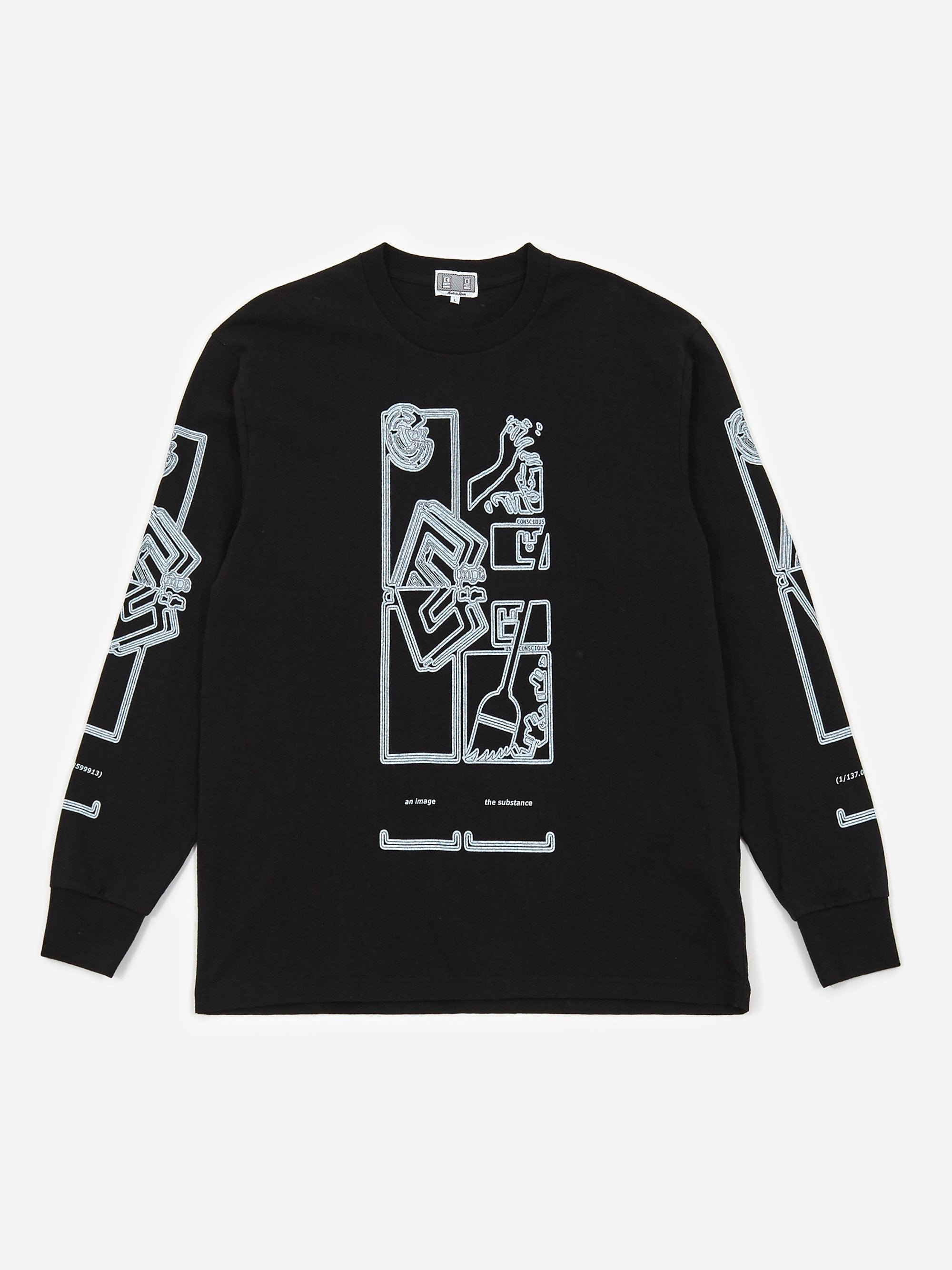 C.E Cav Empt MD Fragments Longsleeve T-Shirt - Black