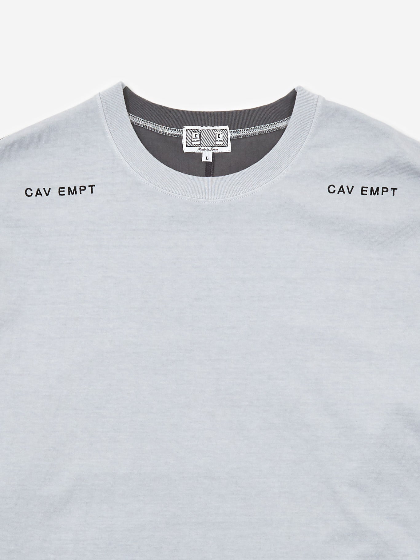 C.E Cav Empt Overdye Forward Line Longsleeve T-Shirt - Grey