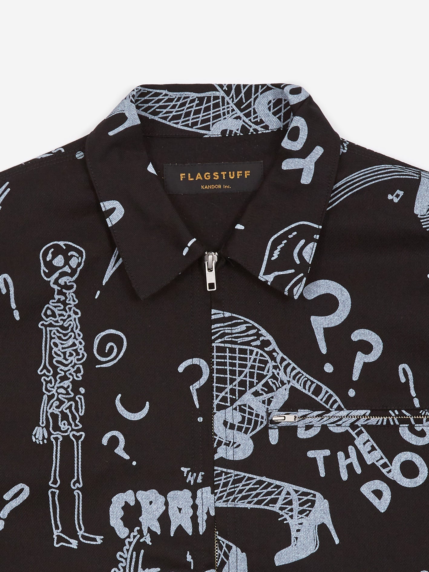 Flagstuff x The Cramps Full Print Jacket - Black