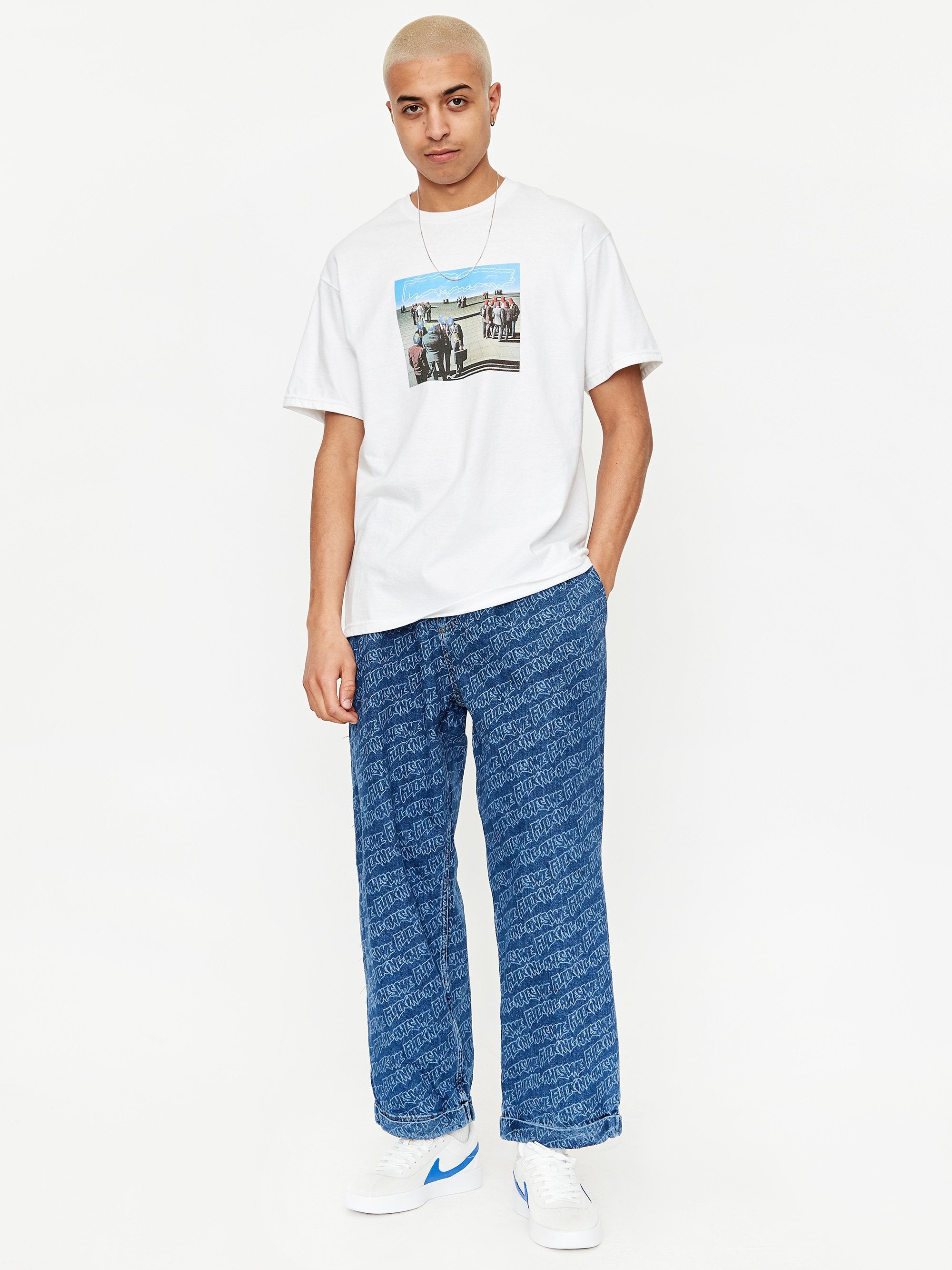 Fucking Awesome Baggy Denim Trouser - Printed