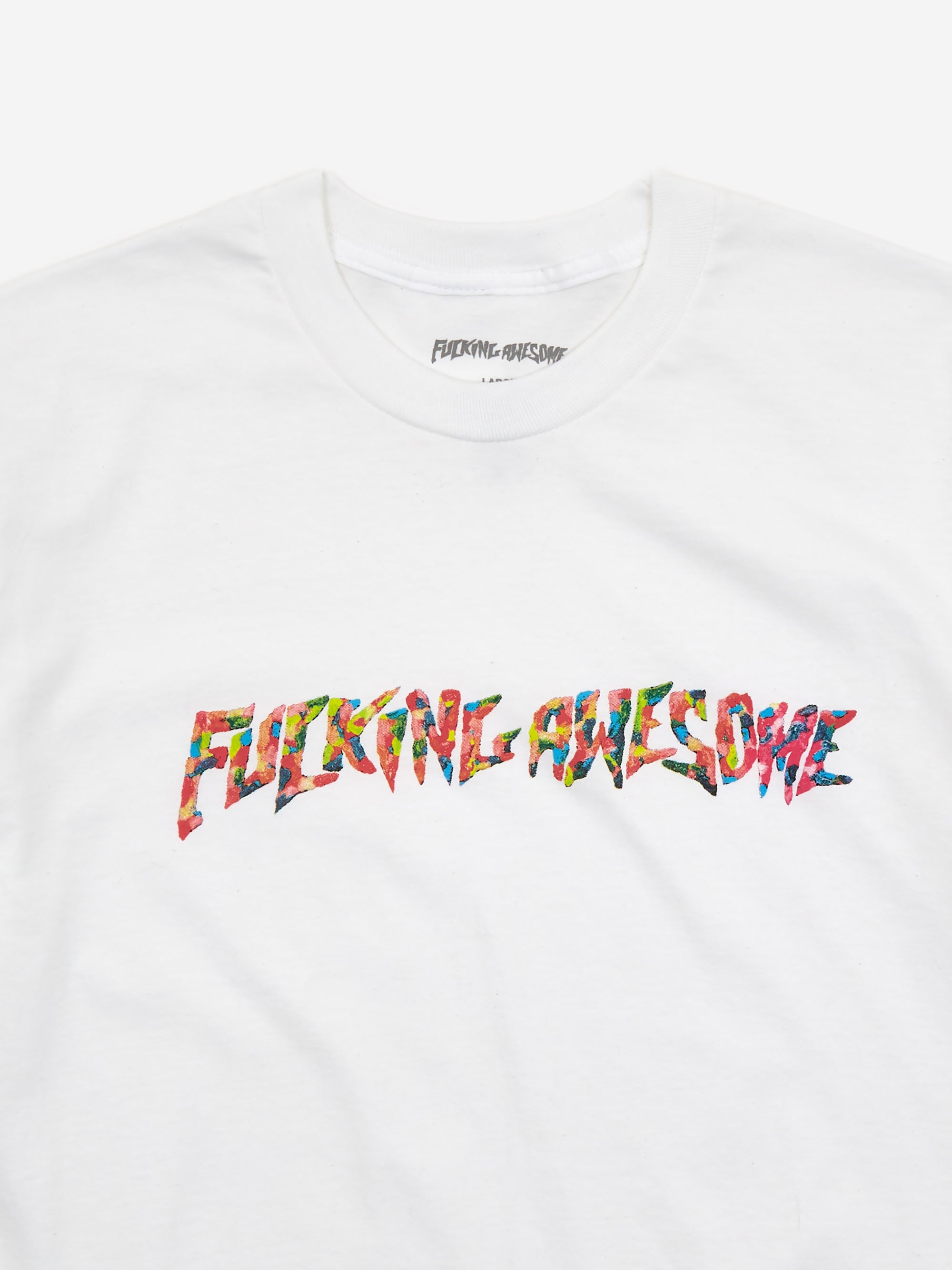 Fucking Awesome Gum Stamp Shortsleeve T-Shirt - White – Goodhood