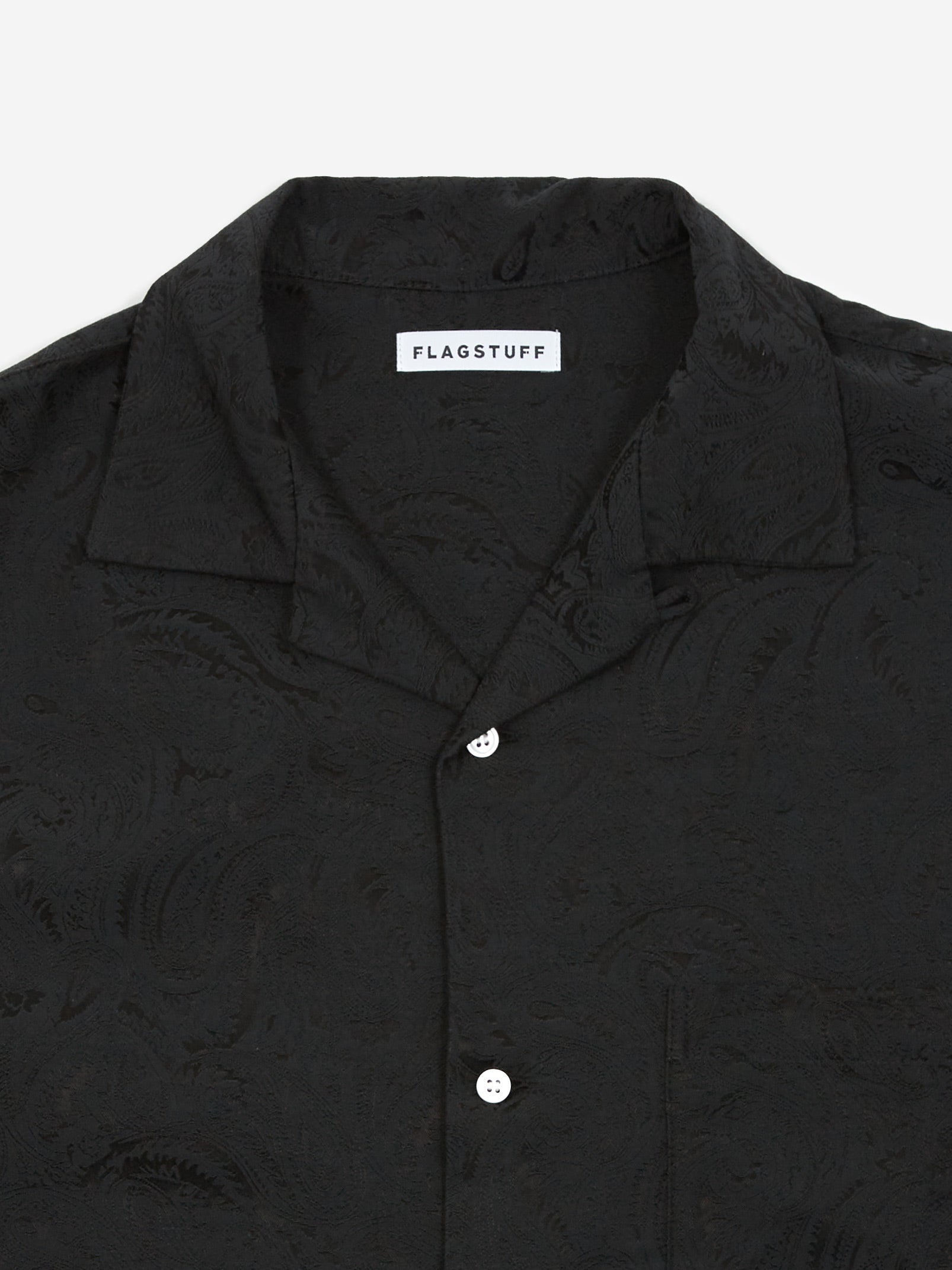 Flagstuff Original Paisley Shortsleeve Shirt - Black