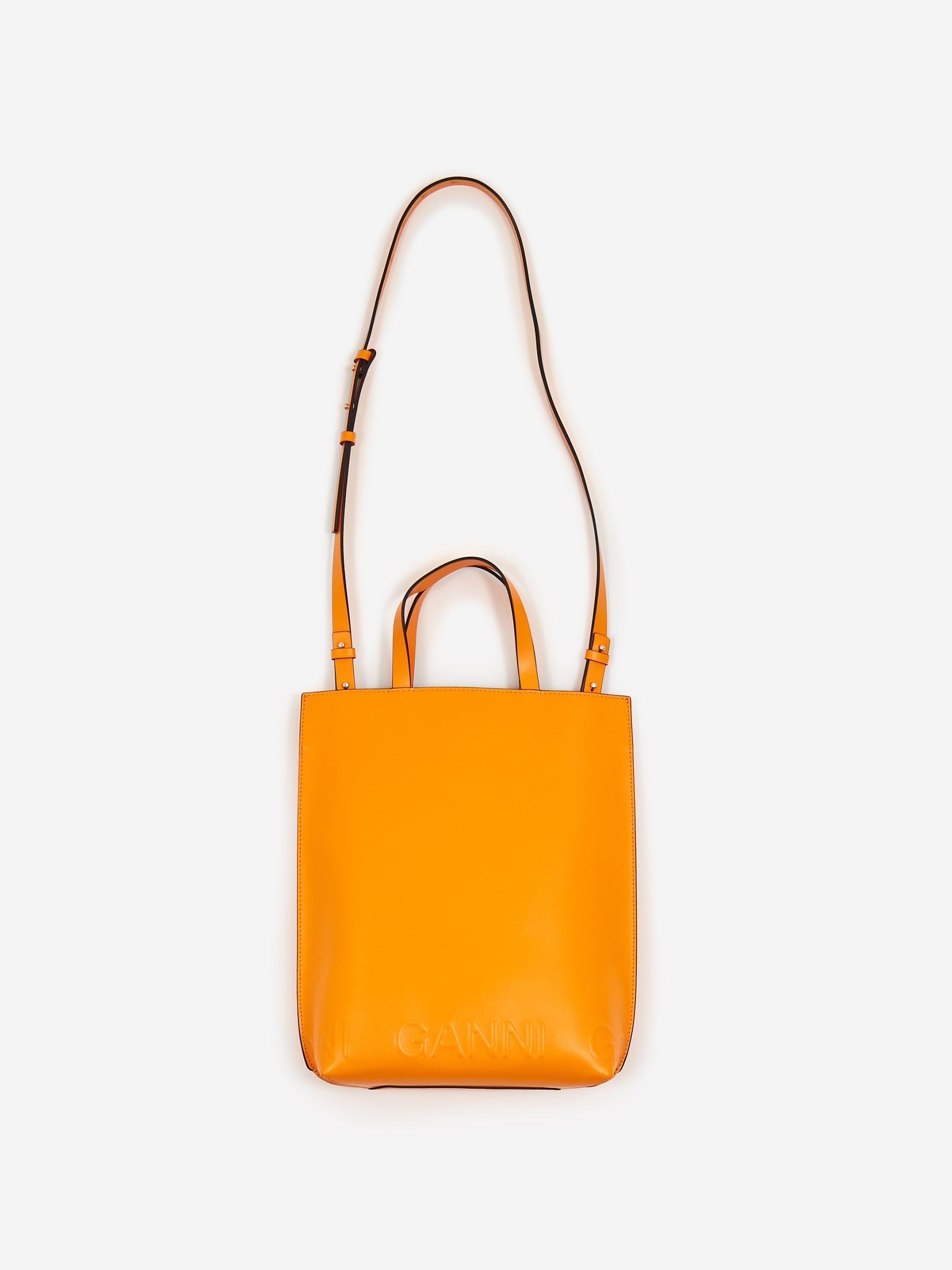 Ganni Medium Tote Bag Bright Marigold – Goodhood