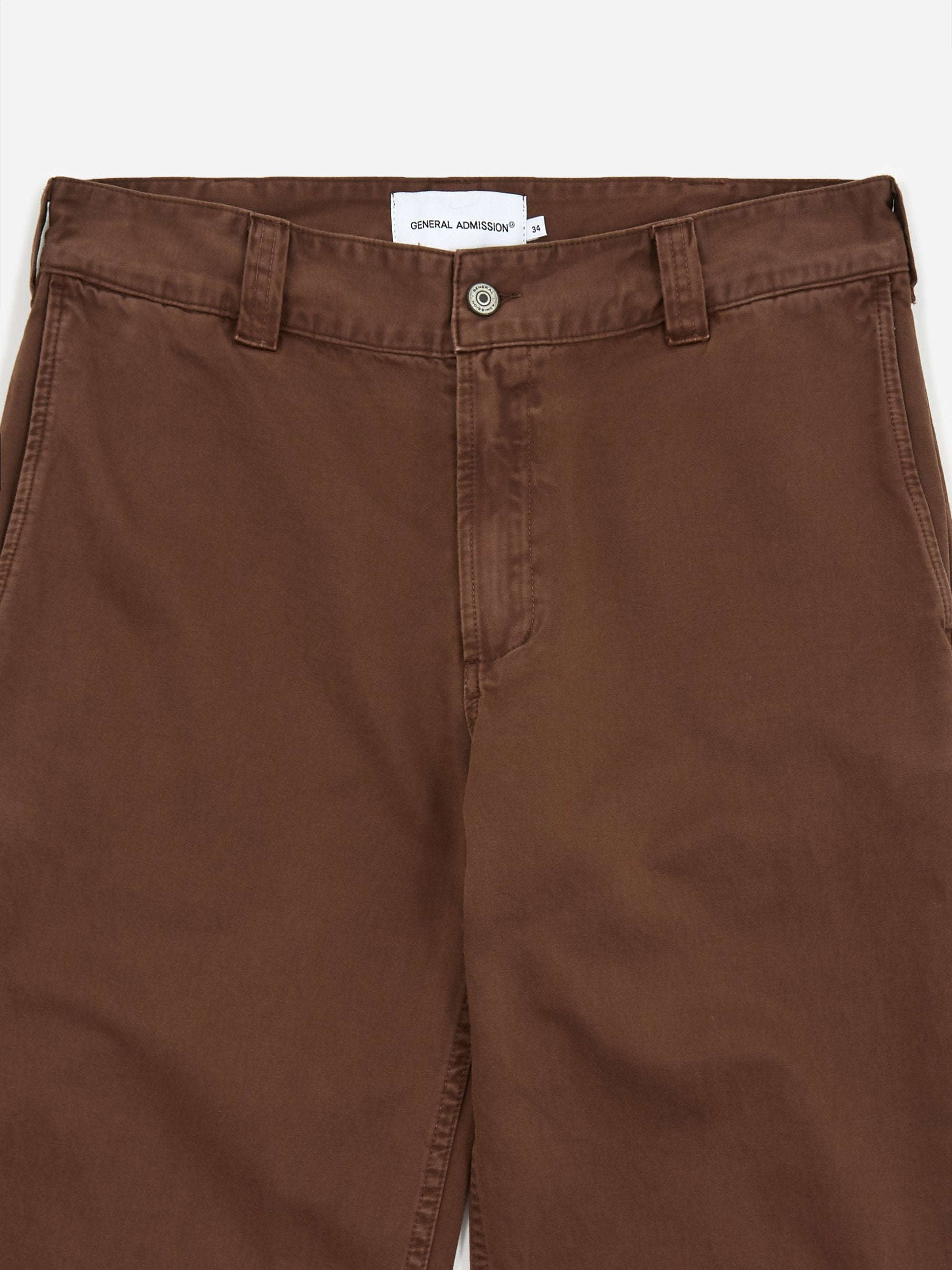 General Admission Pico Trouser - Brown – Goodhood