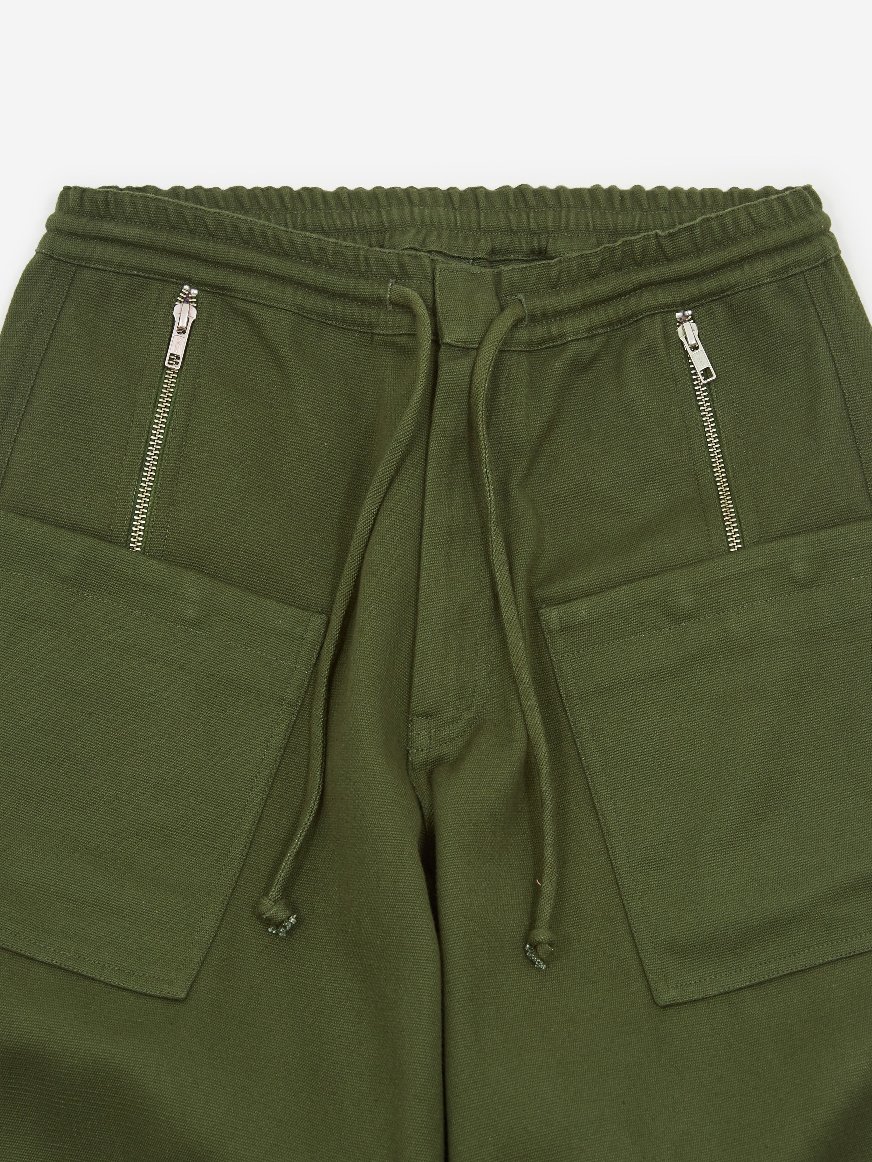 Gentlefullness Found Trouser - Green Canvas