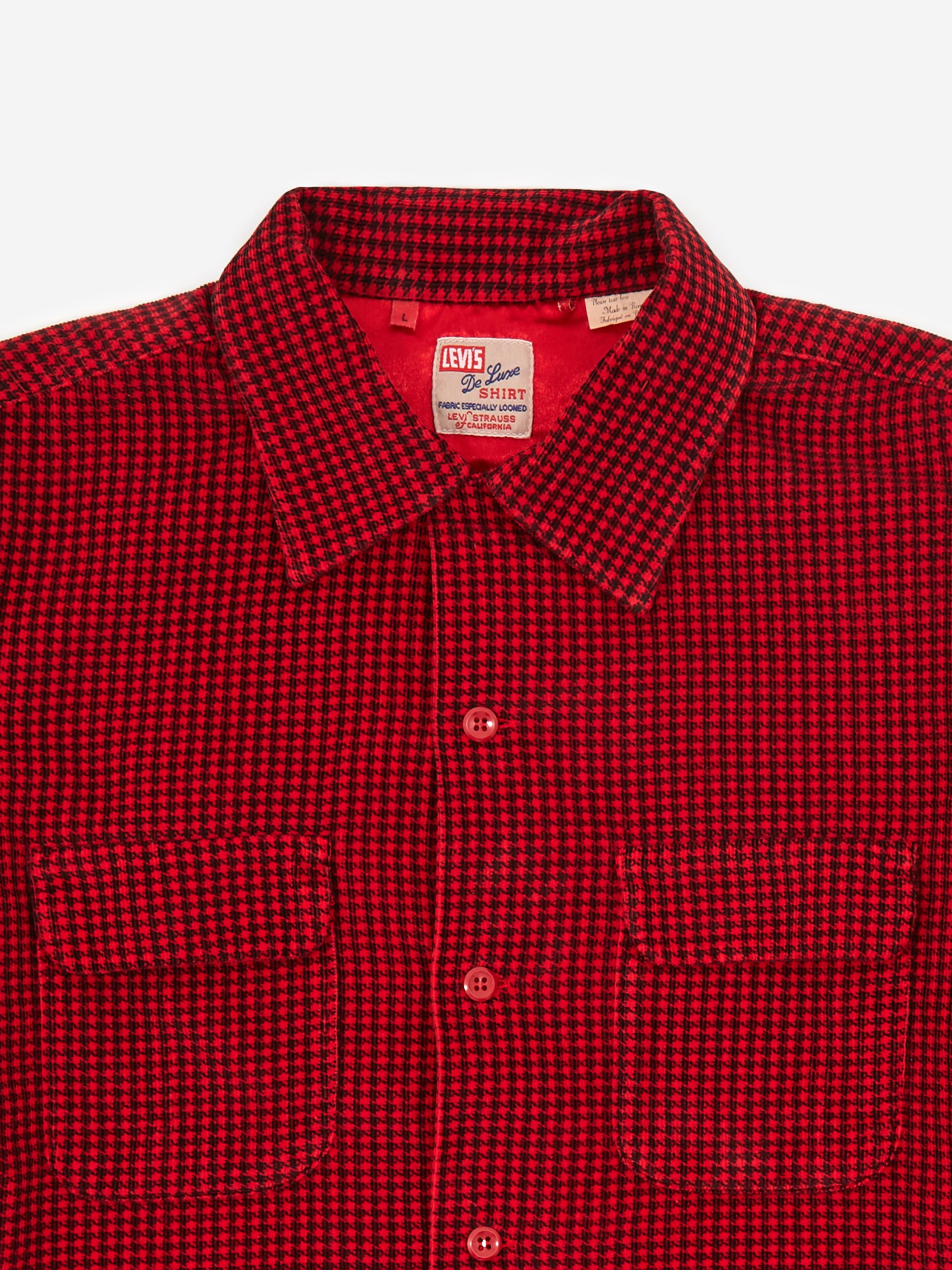 Buy now Levi's Vintage DELUXE CHECK SHIRT LVC DOGTOOT - 0002