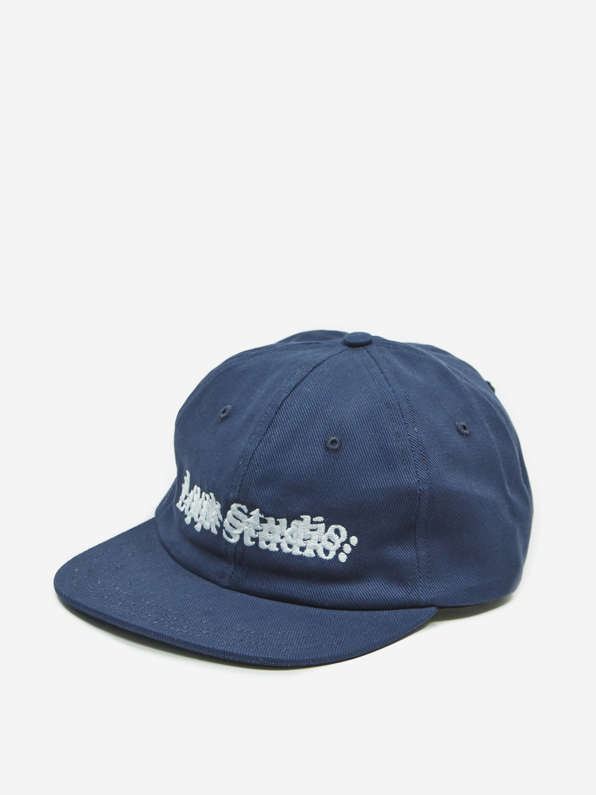 LQQK Studio Stacked Logo Hat - Navy – Goodhood