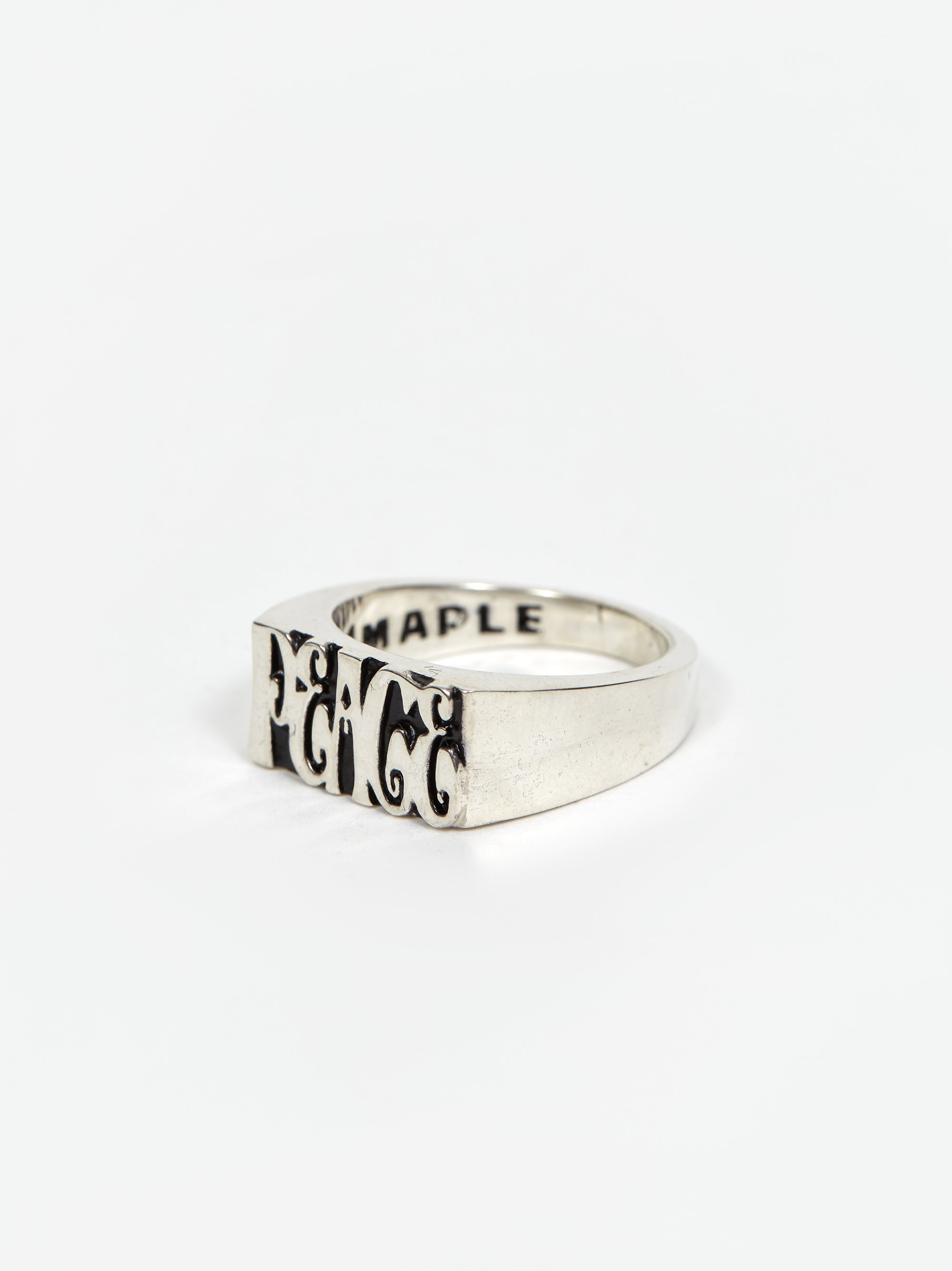 Maple Peace Ring - Silver – Goodhood