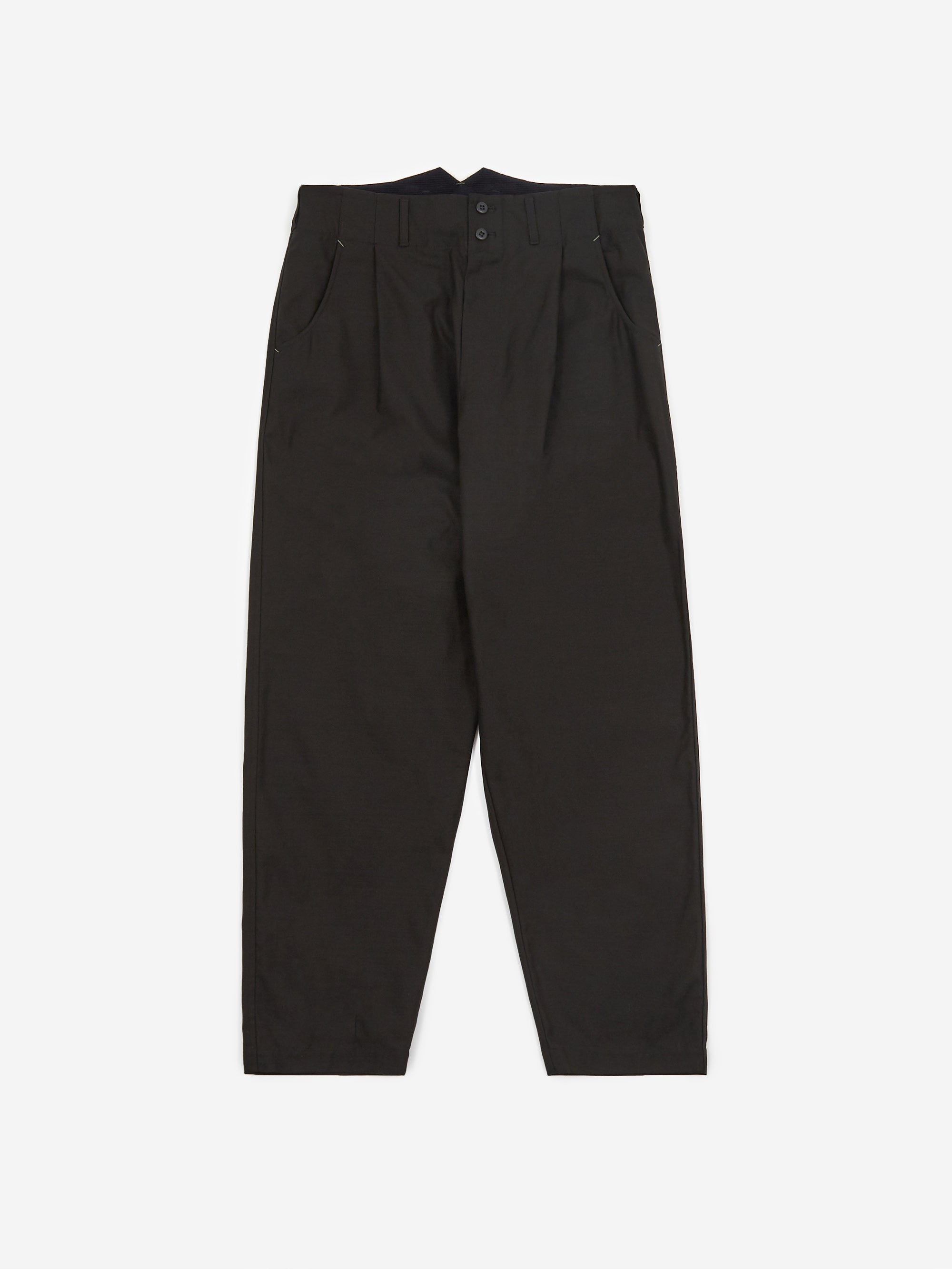 Nicholas Daley Pleated Trouser - Black