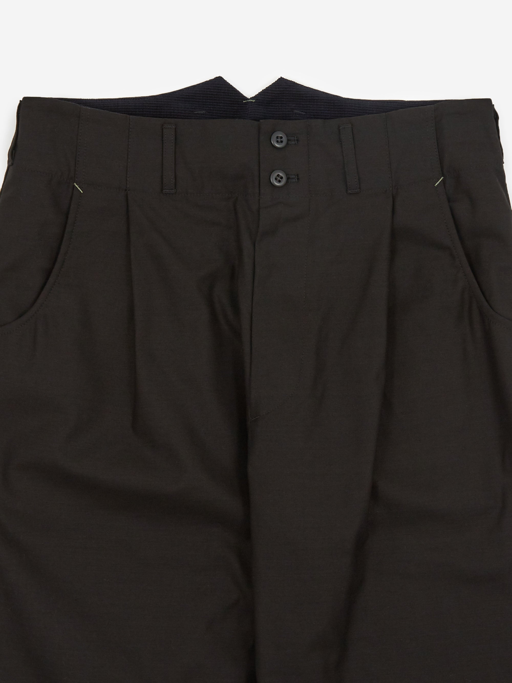 Nicholas Daley Pleated Trouser - Black