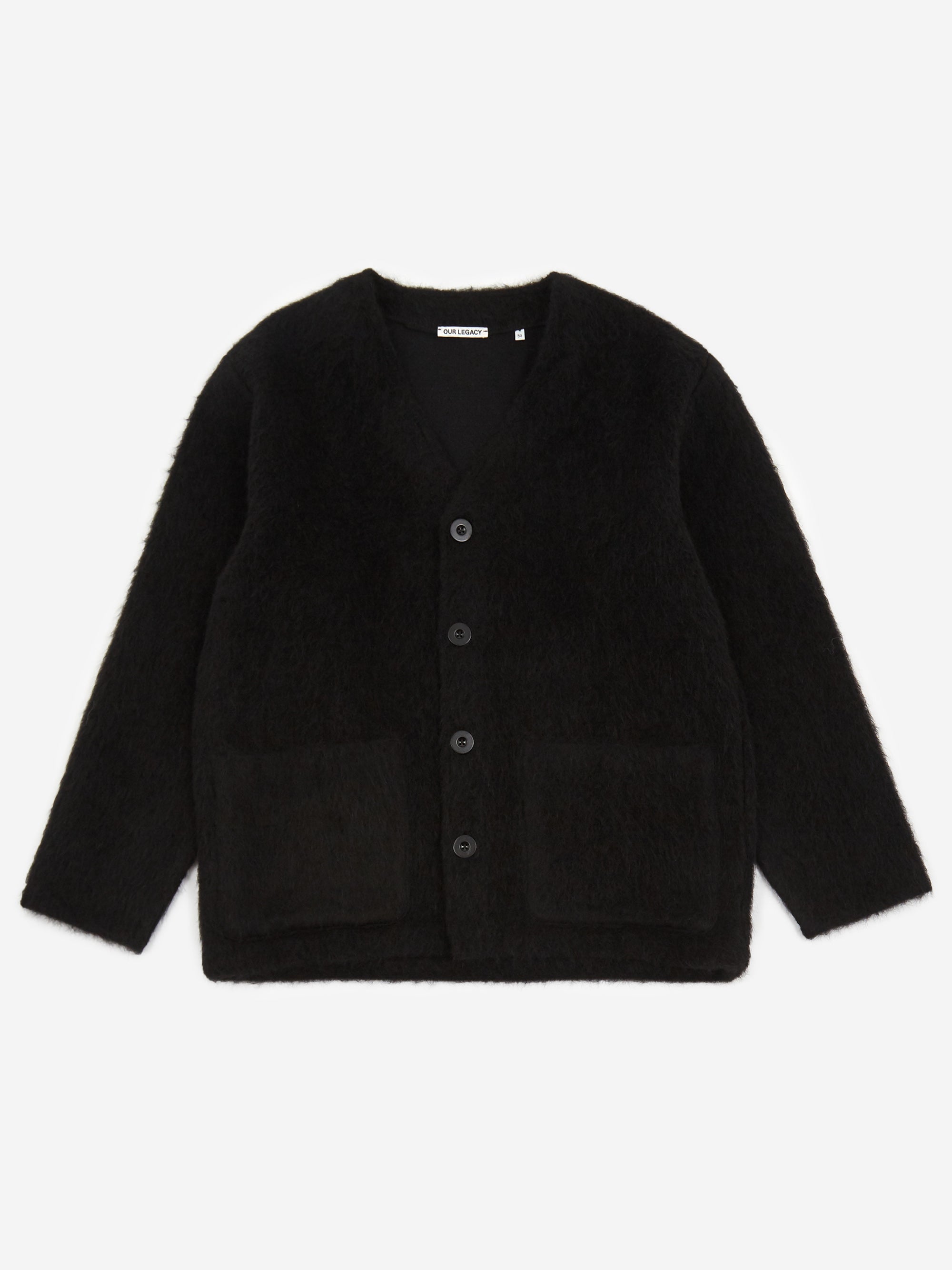 Our Legacy Mohair Cardigan - Black – Goodhood