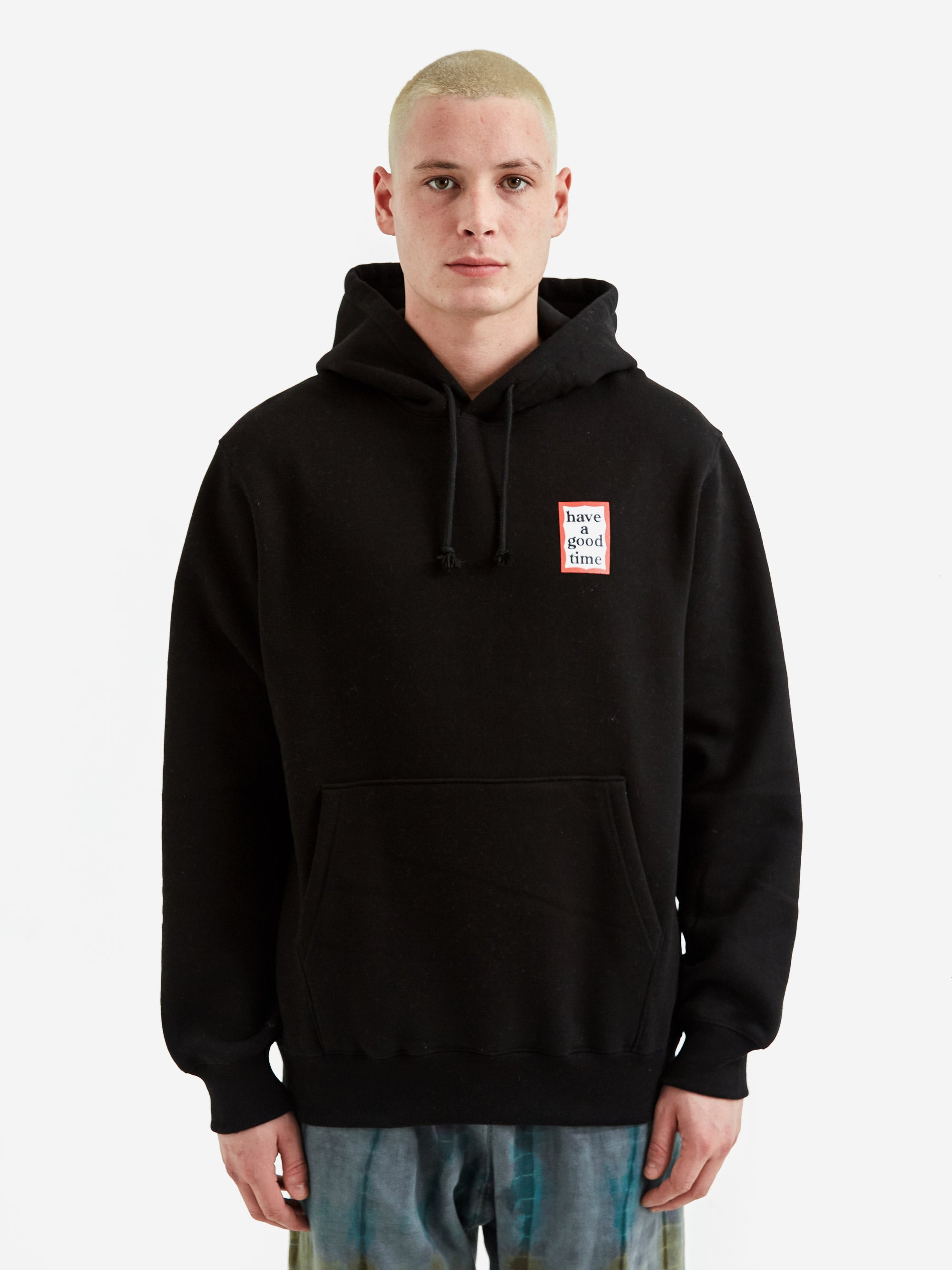 Have A Good Time Mini Frame Pullover Hoodie - Black – Goodhood