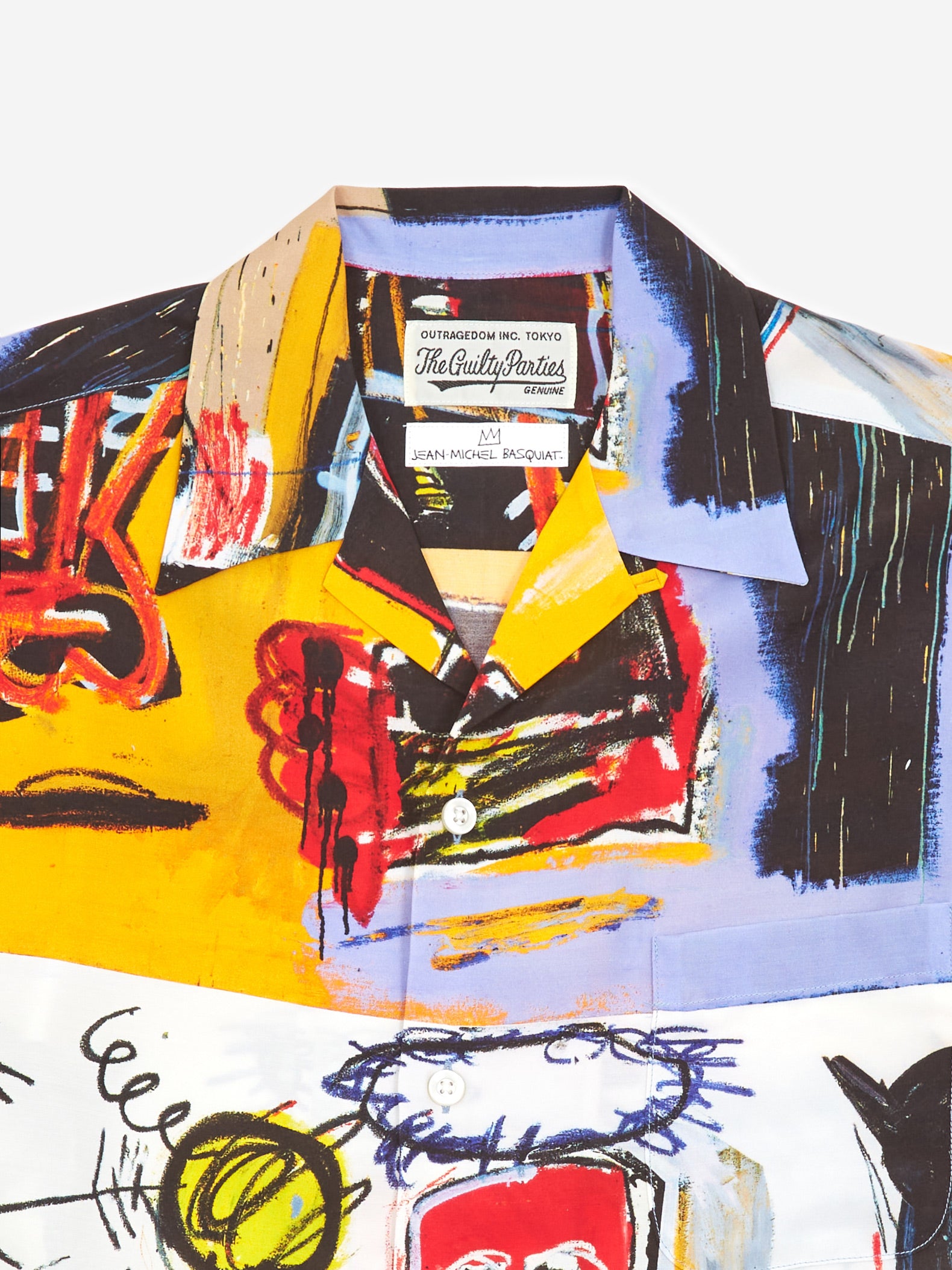 Wacko Maria x Jean-Michel Basquiat / Shortsleeve Hawaiian Shirt