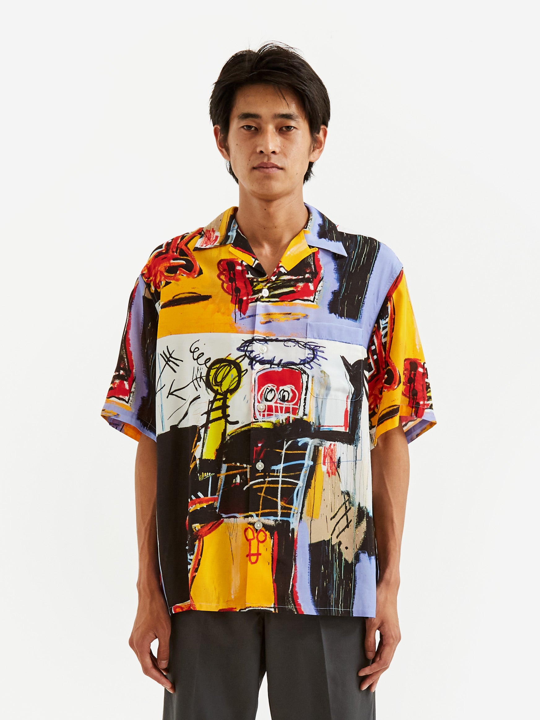 Wacko Maria x Jean-Michel Basquiat / Shortsleeve Hawaiian Shirt Type-1 -  Multi