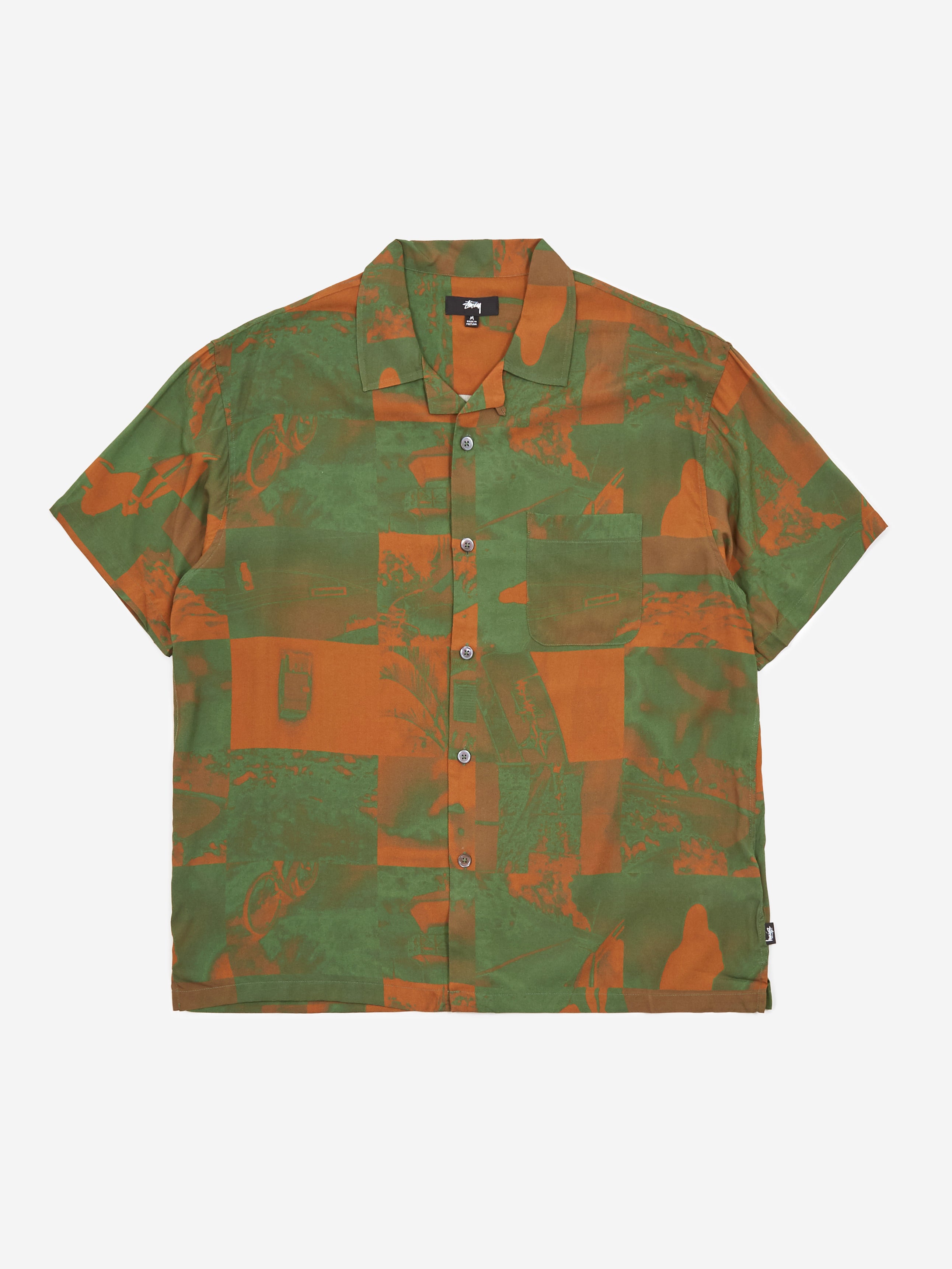 Stussy Photo Film Shirt Green Goodhood